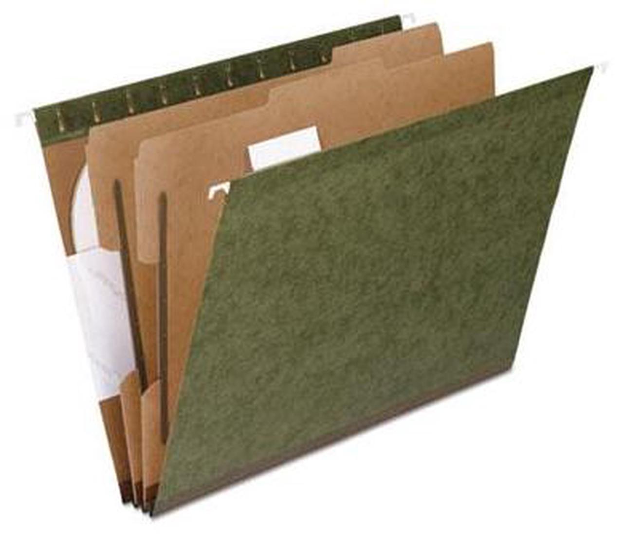 Alt view image 12 of 14 - Tops Pendaflex 59254 2   Expansion Hang Folders  Letter  6-Section  GN  10/box