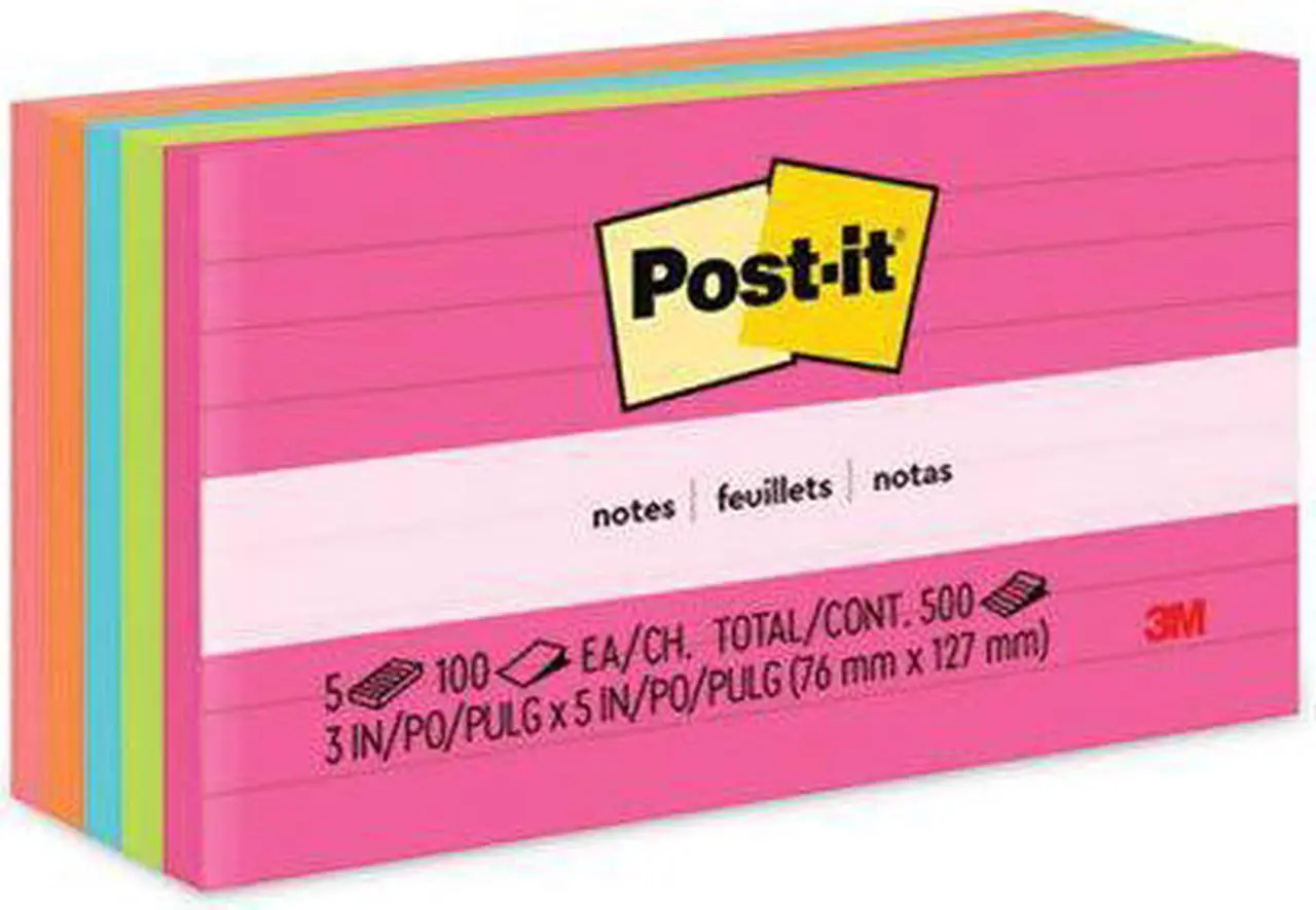 Alt view image 12 of 19 - Original Pads in Cape Town Colors 3 x 5 Lined 100-Sheet 5/Pack