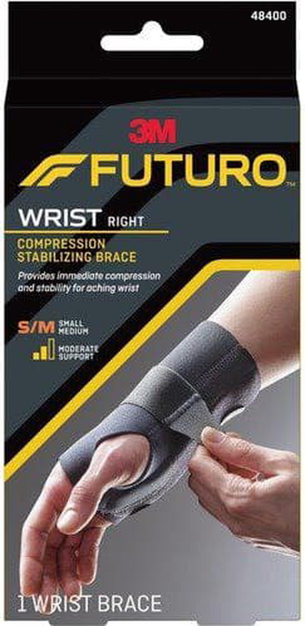 Alt view image 7 of 8 - Energizing Wrist Support, Small/Medium, Fits Right Wrists 5 1/2 - 6 3/4, Black