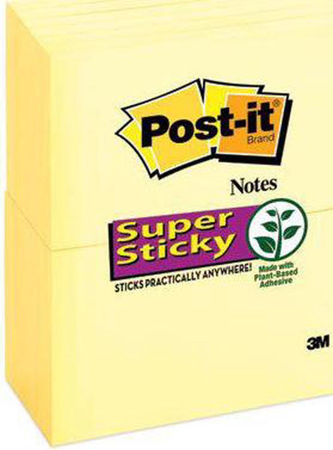 Alt view image 13 of 20 - Post-It Notes Super Sti Pad,Post-It 3x5 12,Cayw 65512SSCY