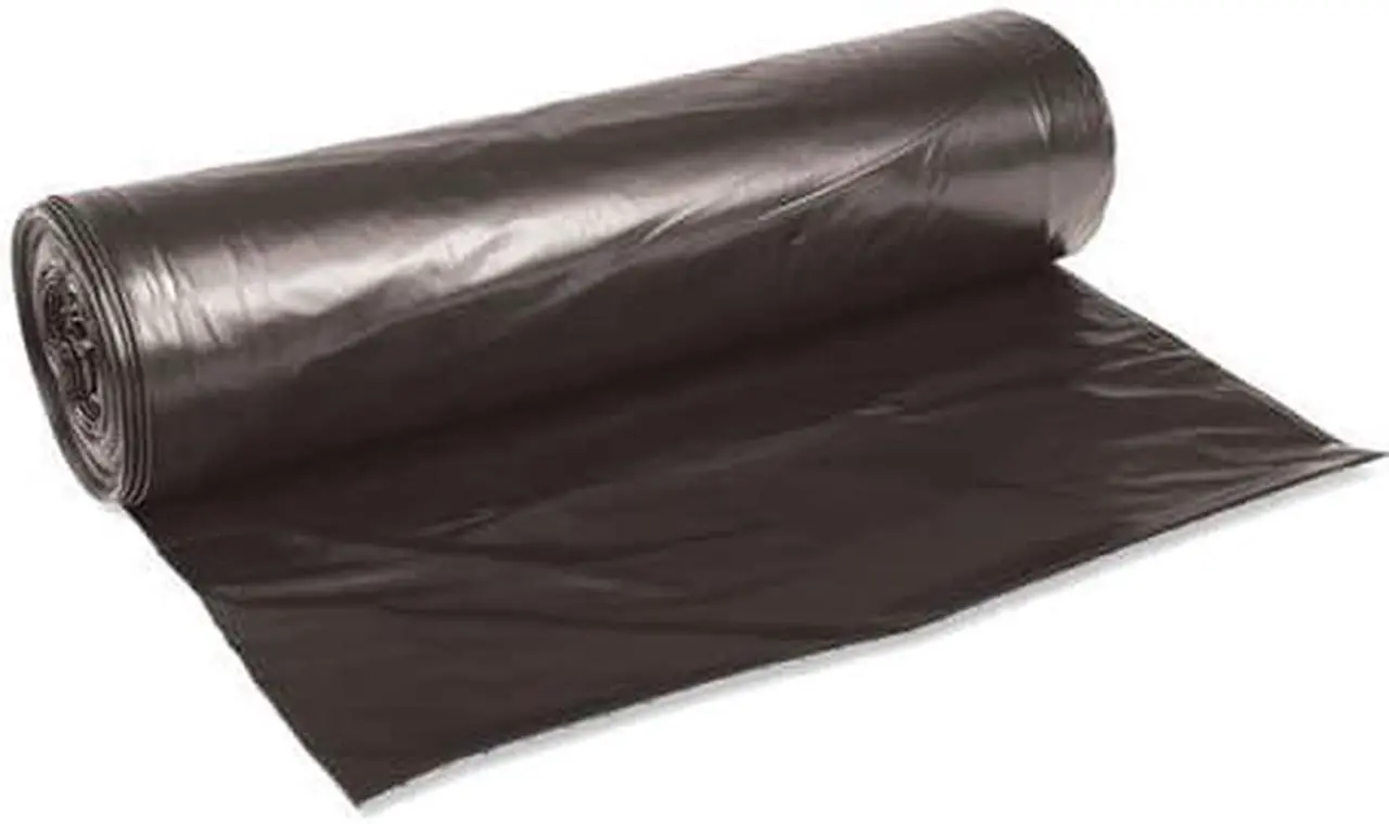 Alt view image 3 of 4 - Boardwalk Low-Density Can Liners, 45Gal, .65Mil, 40W X 46H, Black, 25/