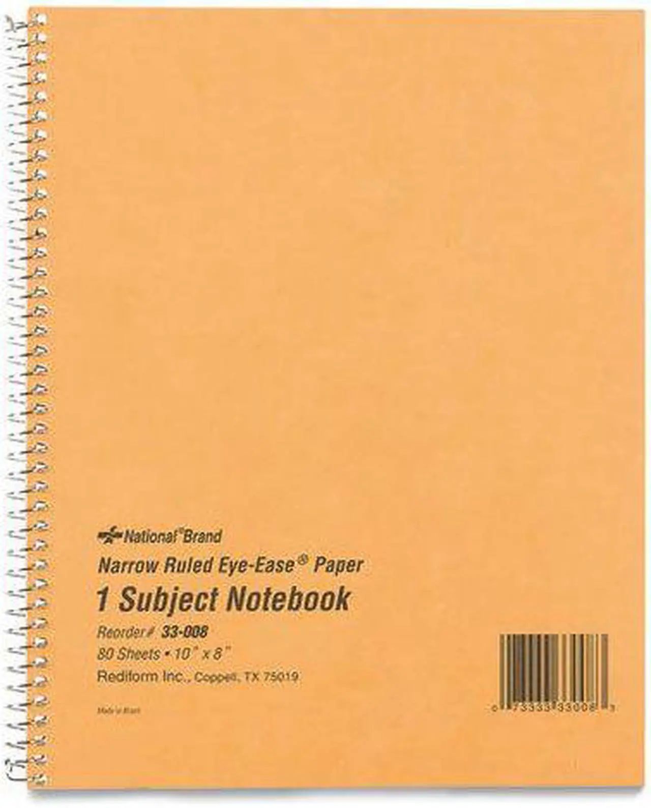 Alt view image 10 of 20 - National Notebook,Wrbnd,10x8,N/Rl 33008
