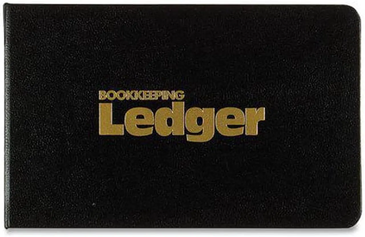 Alt view image 10 of 16 - National Four-Ring Ledger Binder Kit Black 8.5 x 5 100 Sheets/Book 63453