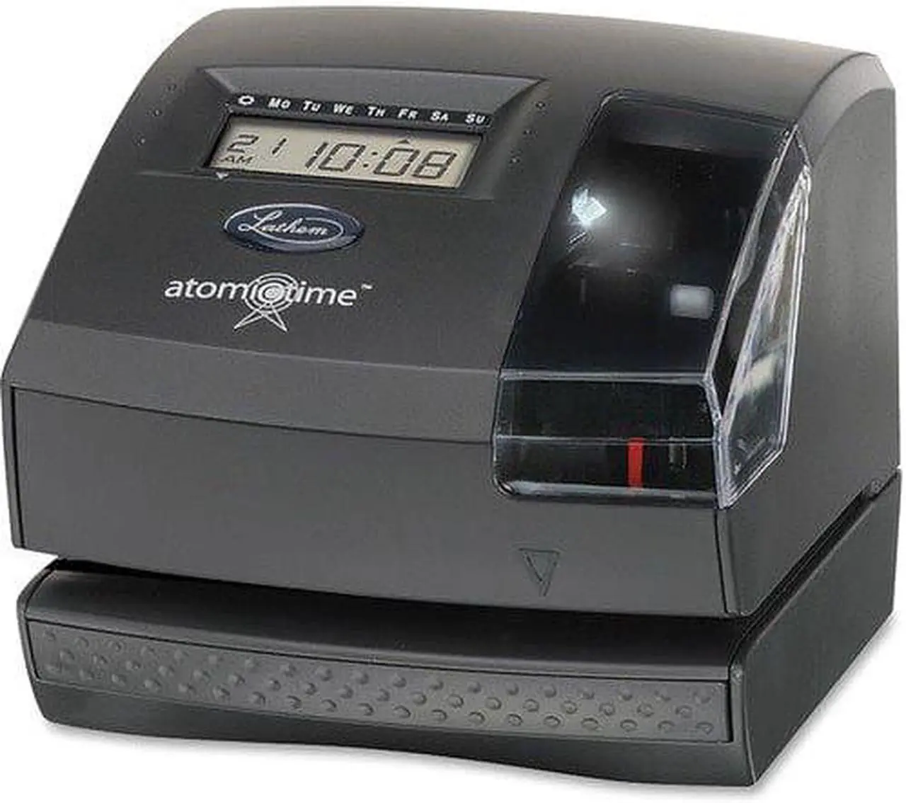 Alt view image 10 of 15 - 1600E Wireless Atomic Time Recorder with Tru-Align Feature Dark Gray