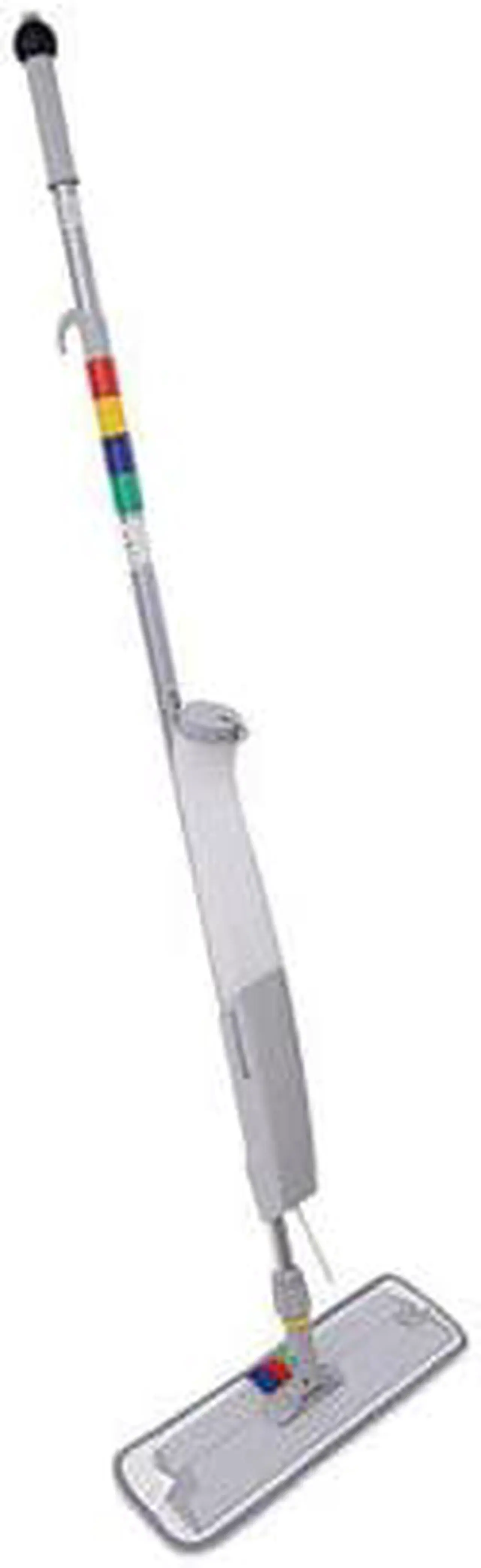 Alt view image 8 of 17 - Boardwalk Bucketless Microfiber Mop System 5 x 18 Head 59" Handle Blue/Gray BWMS16MFM