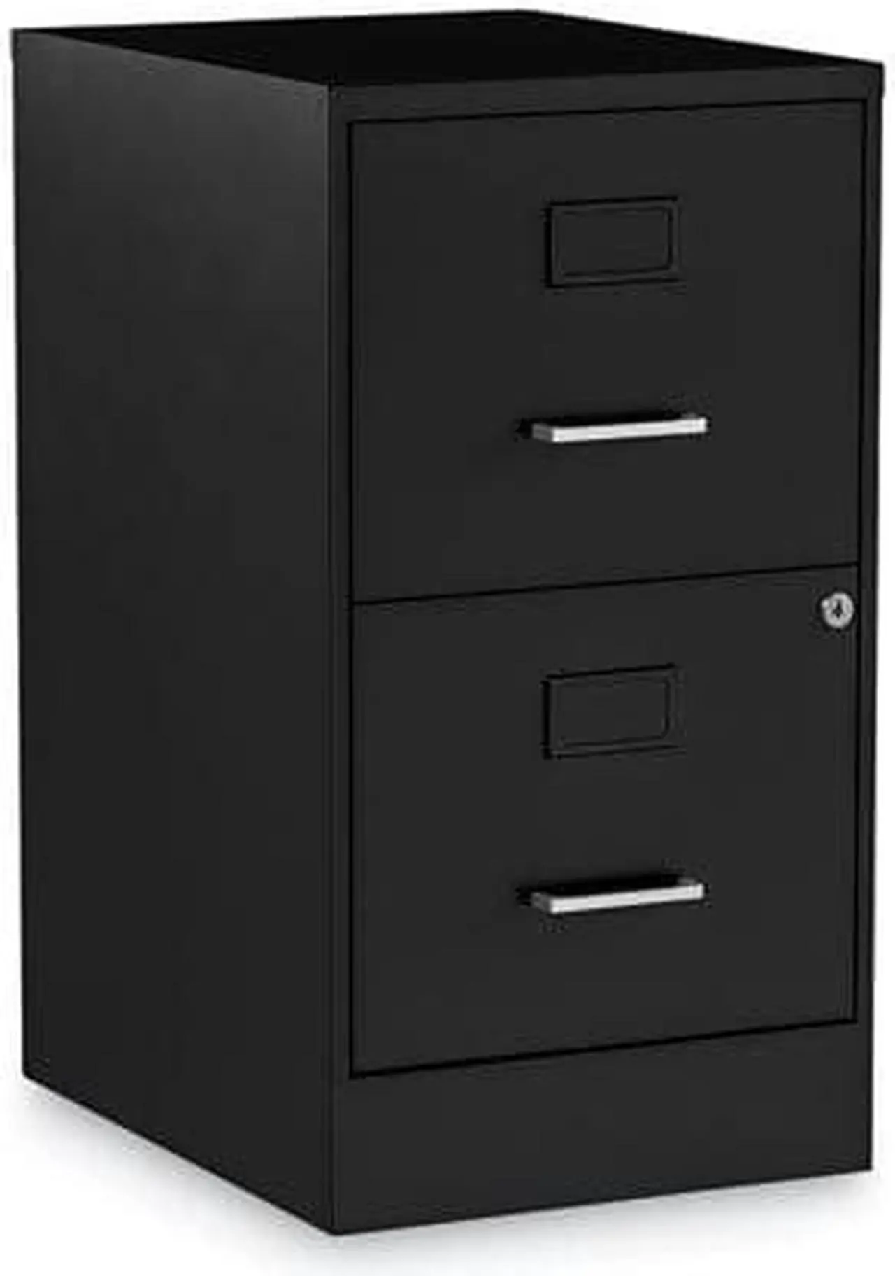 Alera Soho 3-Drawer Office Metal Storage, Letter Size Vertical File Cabinet, Black