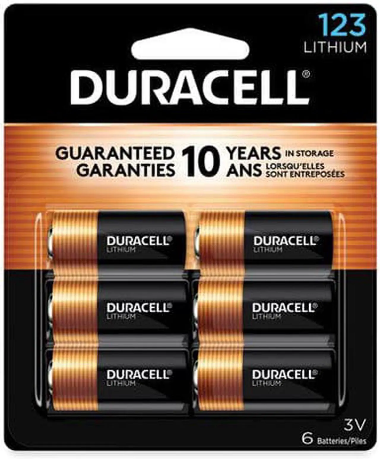 Alt view image 5 of 7 - Duracell Specialty High-Power Lithium Batteries 123 3 V 6/Pack DL123AB6PK
