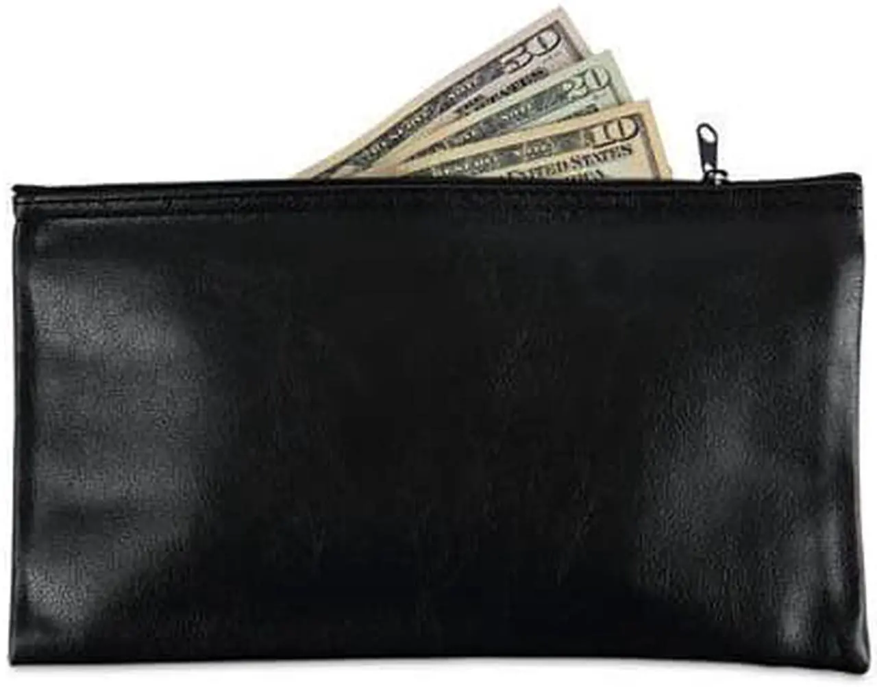 Alt view image 4 of 10 - Zippered Wallets/Cases, 11w x 6h, Black, 2/PK 69021