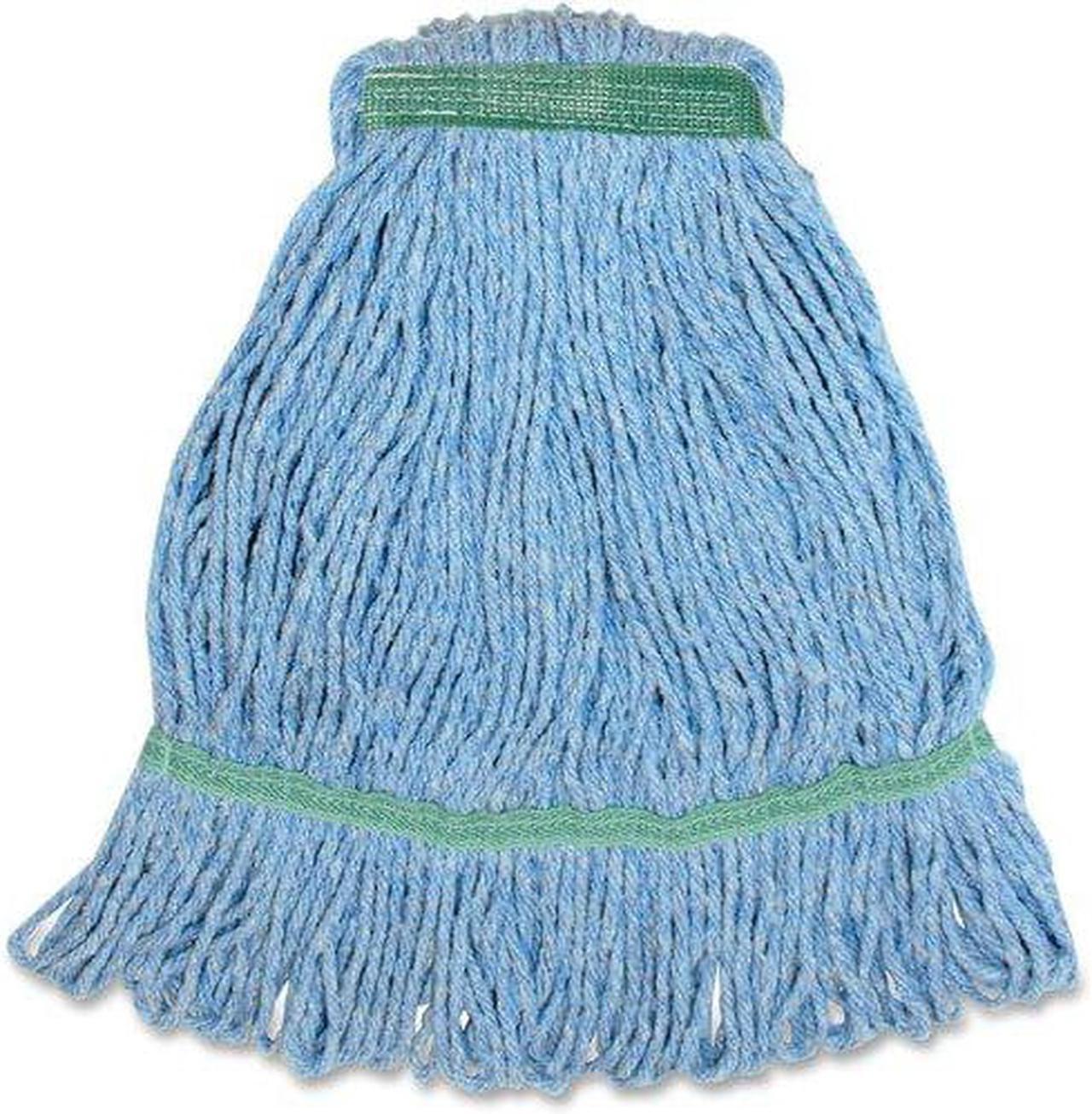 Alt view image 3 of 3 - Gojo Med Bland Narrow Band Looped Mop Blue MBL1BEA