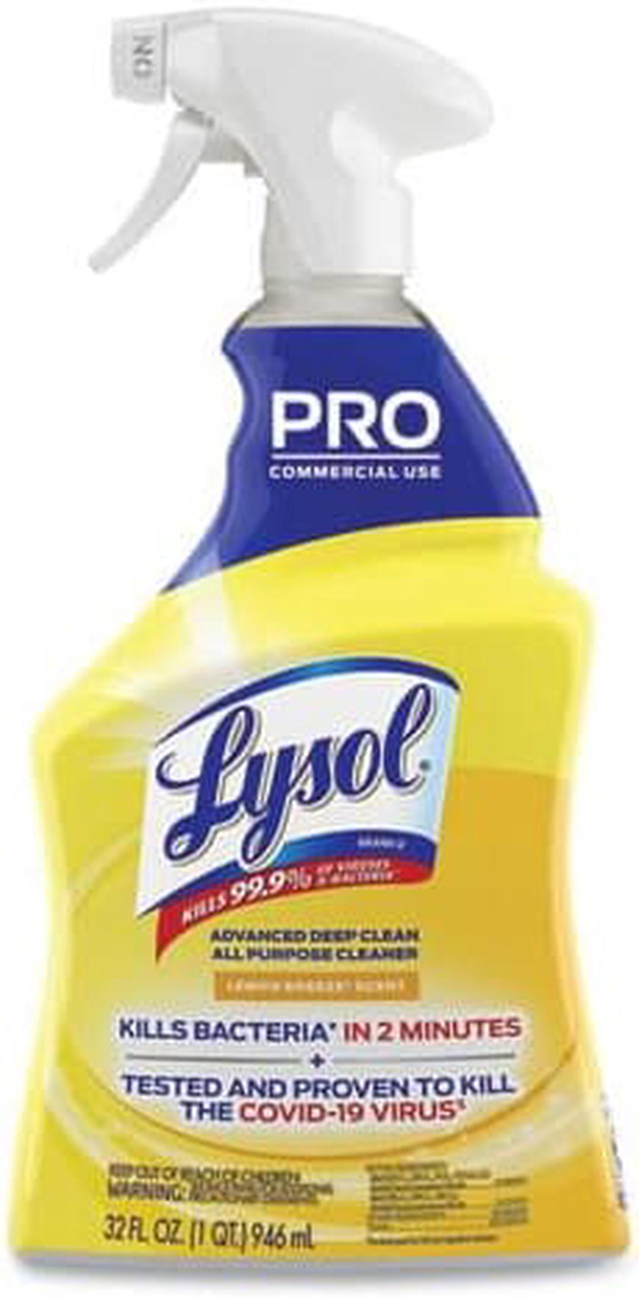 Alt view image 3 of 9 - Lysol Advanced Deep Clean Lemon Breeze Scent All Purpose Cleaner Liquid 32 oz.