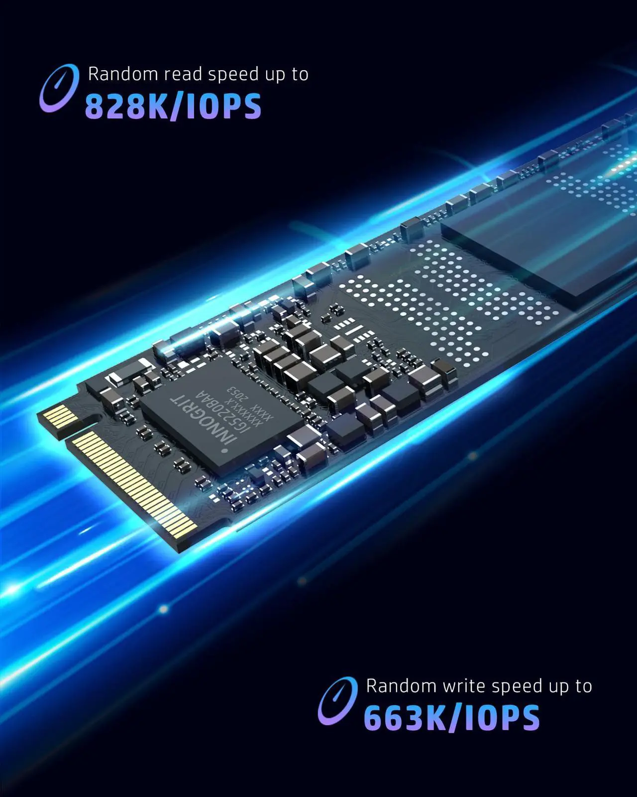 Alt view image 3 of 7 - HP FX900 1TB Gen 4 NVMe Internal PC SSD M.2 PCIe 4.0 Solid State Hard Drive Disk for Laptop/Desktop Gaming Storage Expansion Up to 5000MB/s - 57S53AA#ABB