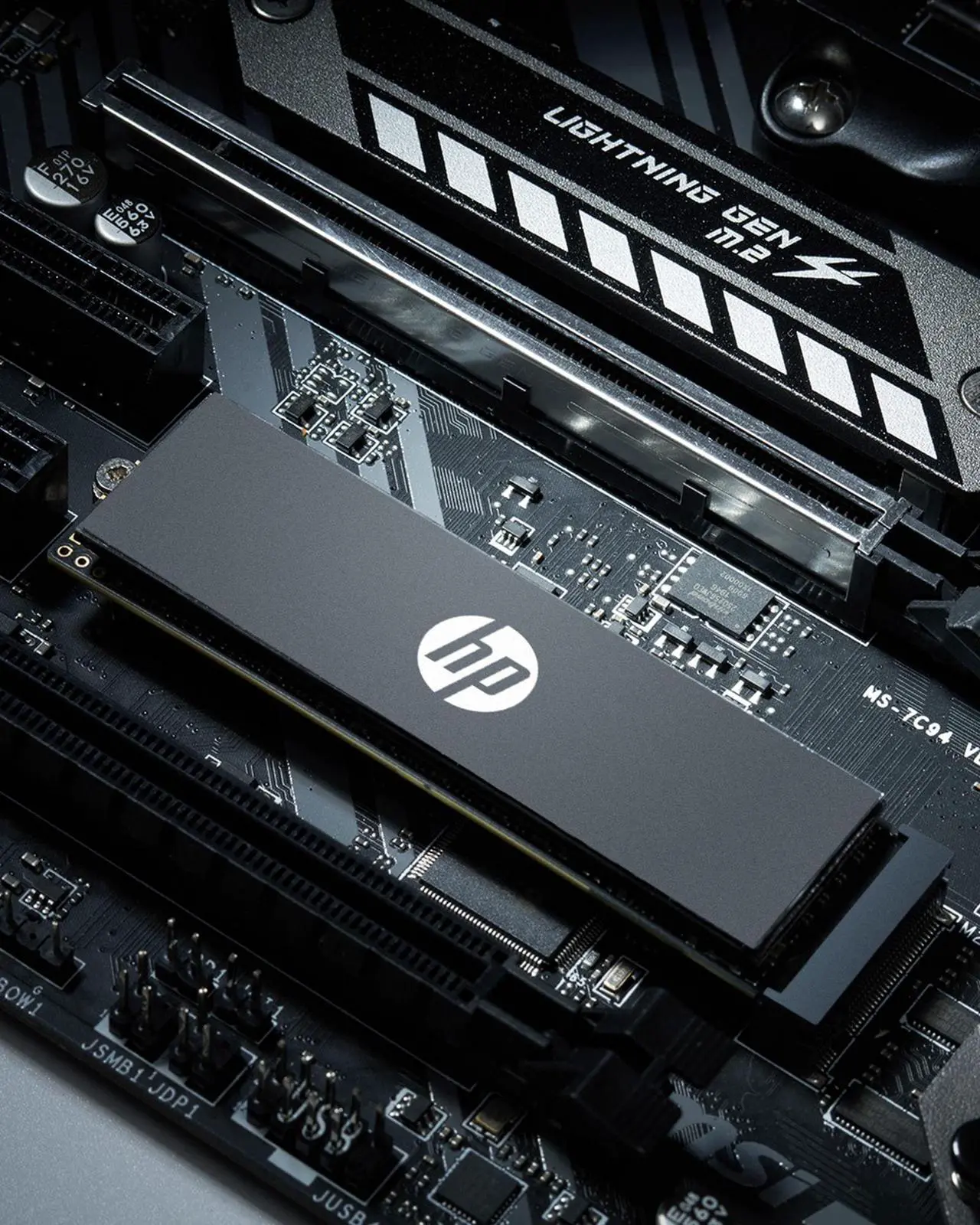 Alt view image 6 of 7 - HP FX900 1TB Gen 4 NVMe Internal PC SSD M.2 PCIe 4.0 Solid State Hard Drive Disk for Laptop/Desktop Gaming Storage Expansion Up to 5000MB/s - 57S53AA#ABB