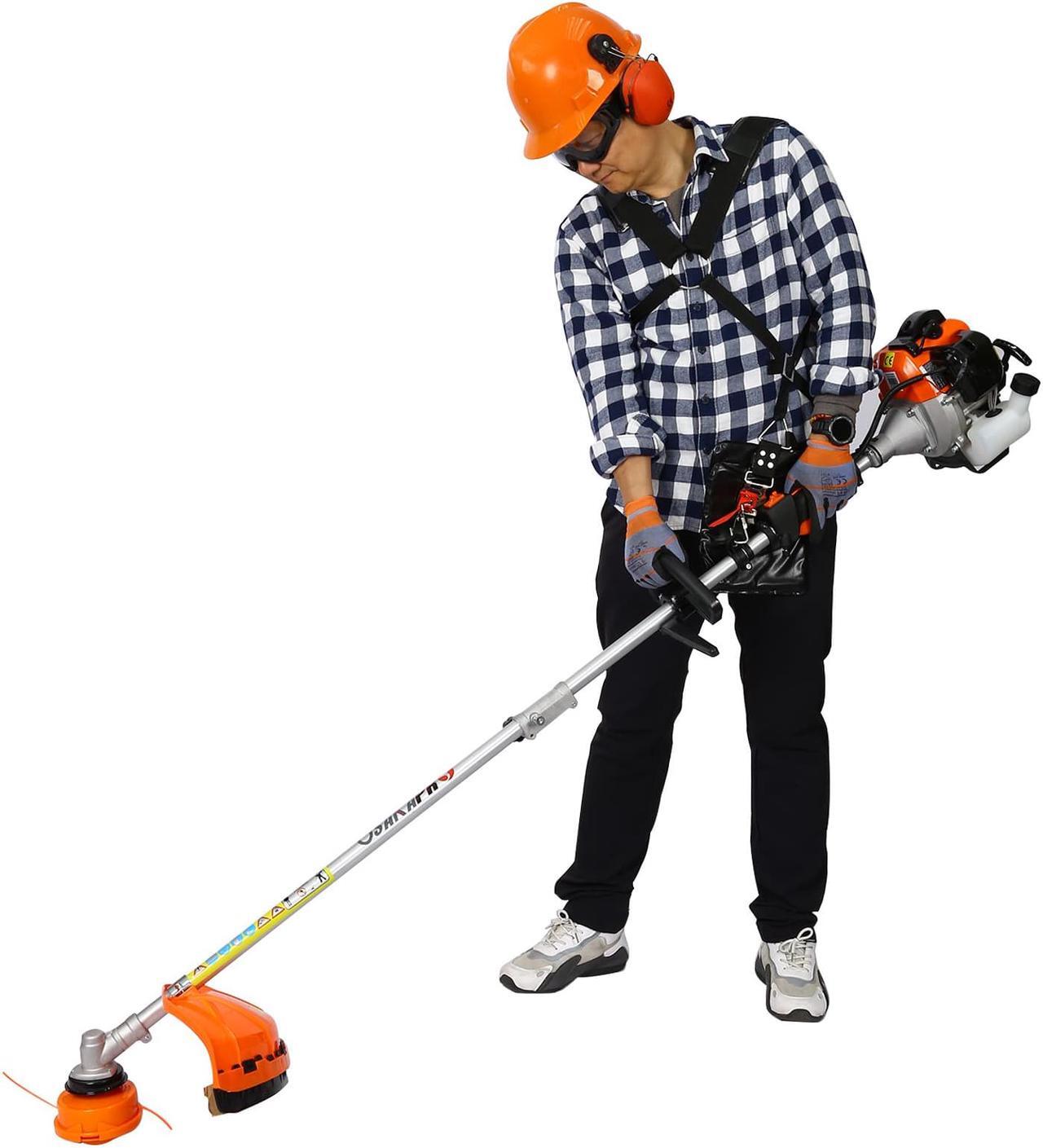 Alt view image 6 of 7 - 4 in 1 Multi-Functional Trimming Tool, 52CC 2-Cycle Garden Tool System Included Gas Pole Saw, Hedge Trimmer, Grass Trimmer, and Brush Cutter