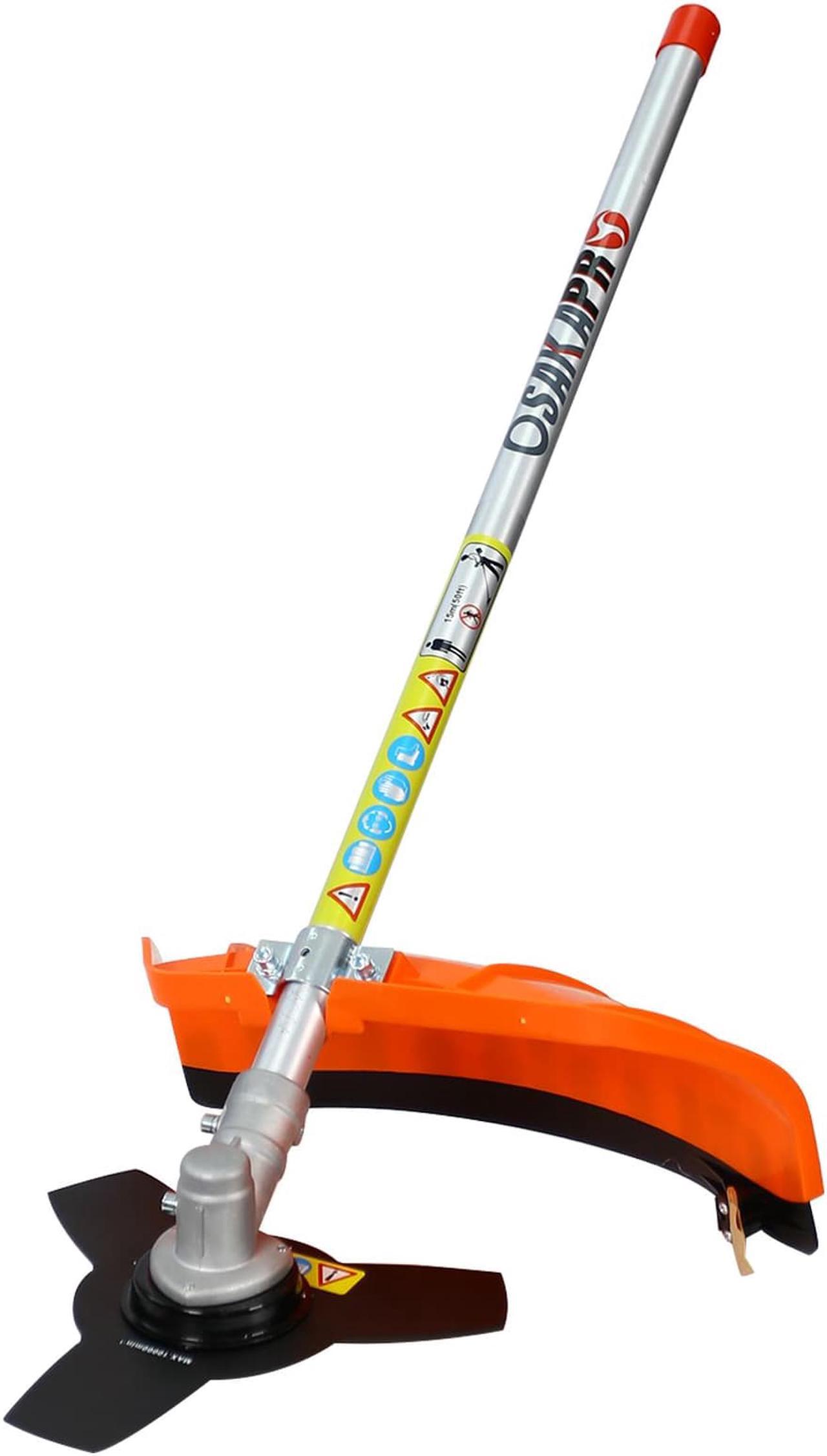 Alt view image 4 of 7 - 4 in 1 Multi-Functional Trimming Tool, 52CC 2-Cycle Garden Tool System Included Gas Pole Saw, Hedge Trimmer, Grass Trimmer, and Brush Cutter