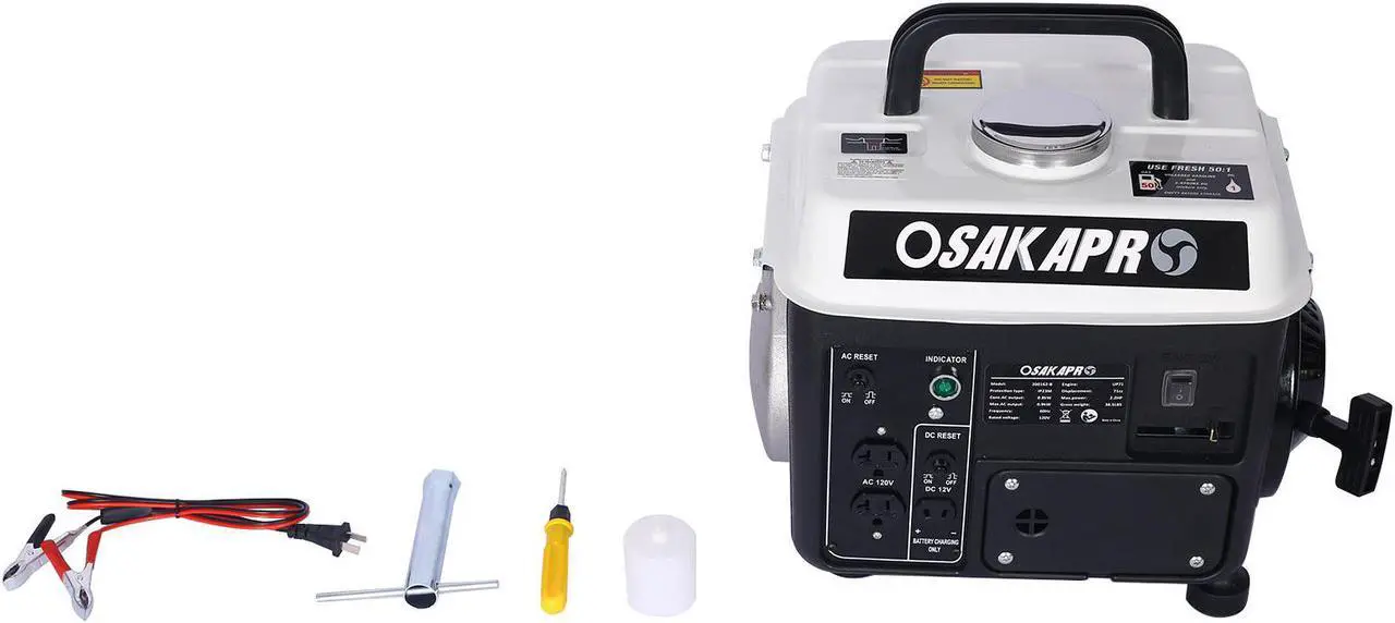 Alt view image 7 of 7 - 2-Stroke Gas Powered  Generator, 71cc Gasoline Portable Generator with Low Noise, Generators for Home Use