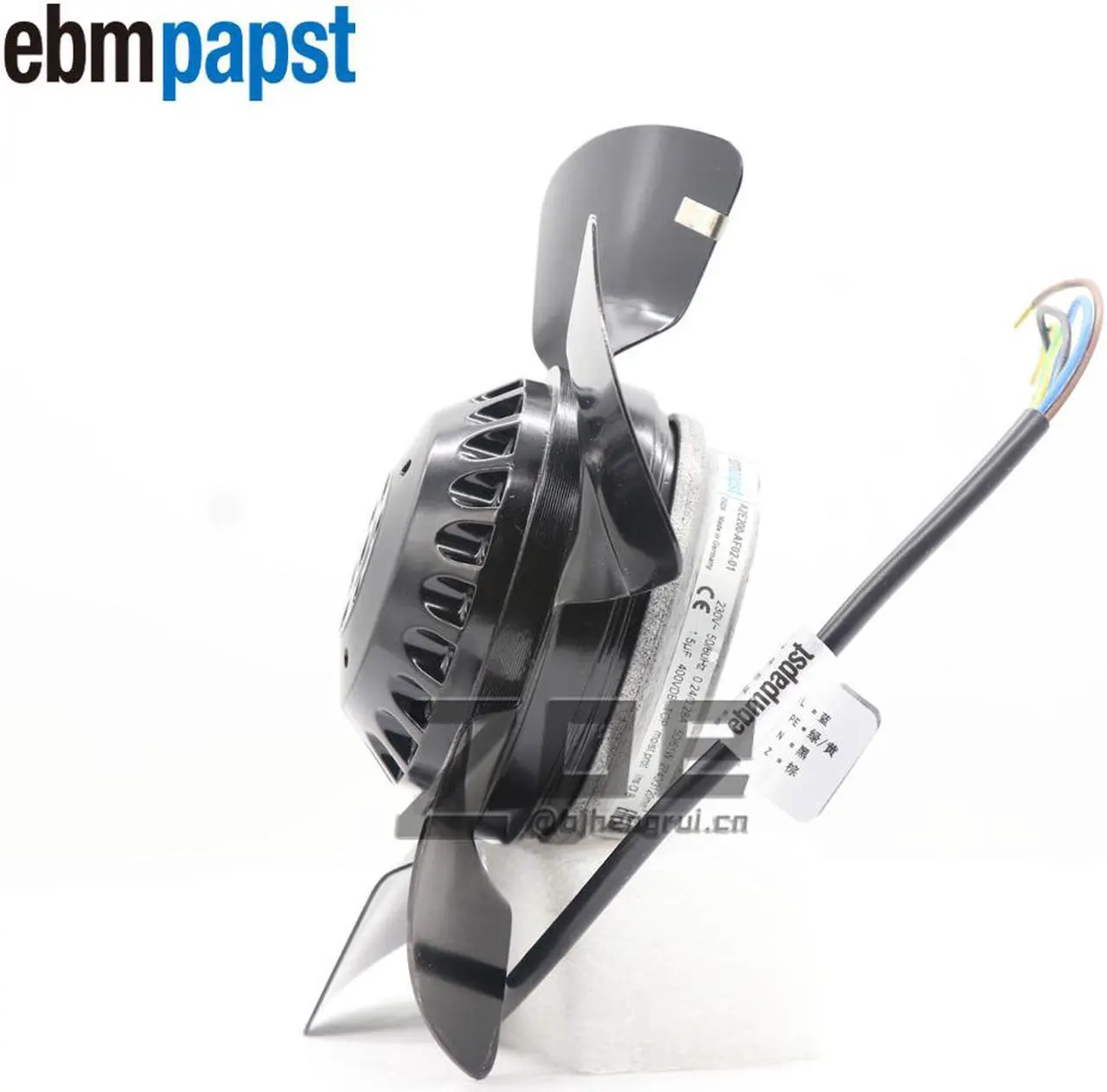 Alt view image 3 of 7 - Ebmpapst A2E200-AF02-01 AC Fan 230V 50W/61W 2740RPM/3120RPM 435.55CFM/488.52CFM Flange  Mount Industrial Cooling Fans