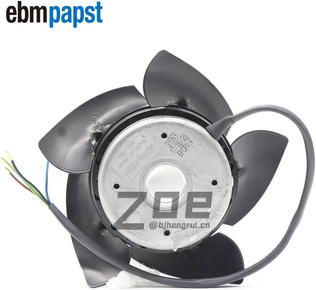 Alt view image 4 of 7 - Ebmpapst A2D160-AB22-06 400V/480V 2800/3350min-1 43/54W Straight Blades  Single-intake AC Axial Imppler Industrial Cooling Fans