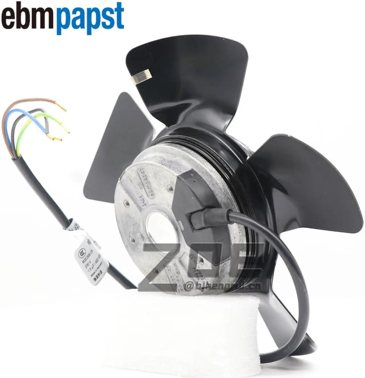Alt view image 5 of 7 - Ebmpapst A2E200-AF02-01 AC Fan 230V 50W/61W 2740RPM/3120RPM 435.55CFM/488.52CFM Flange  Mount Industrial Cooling Fans