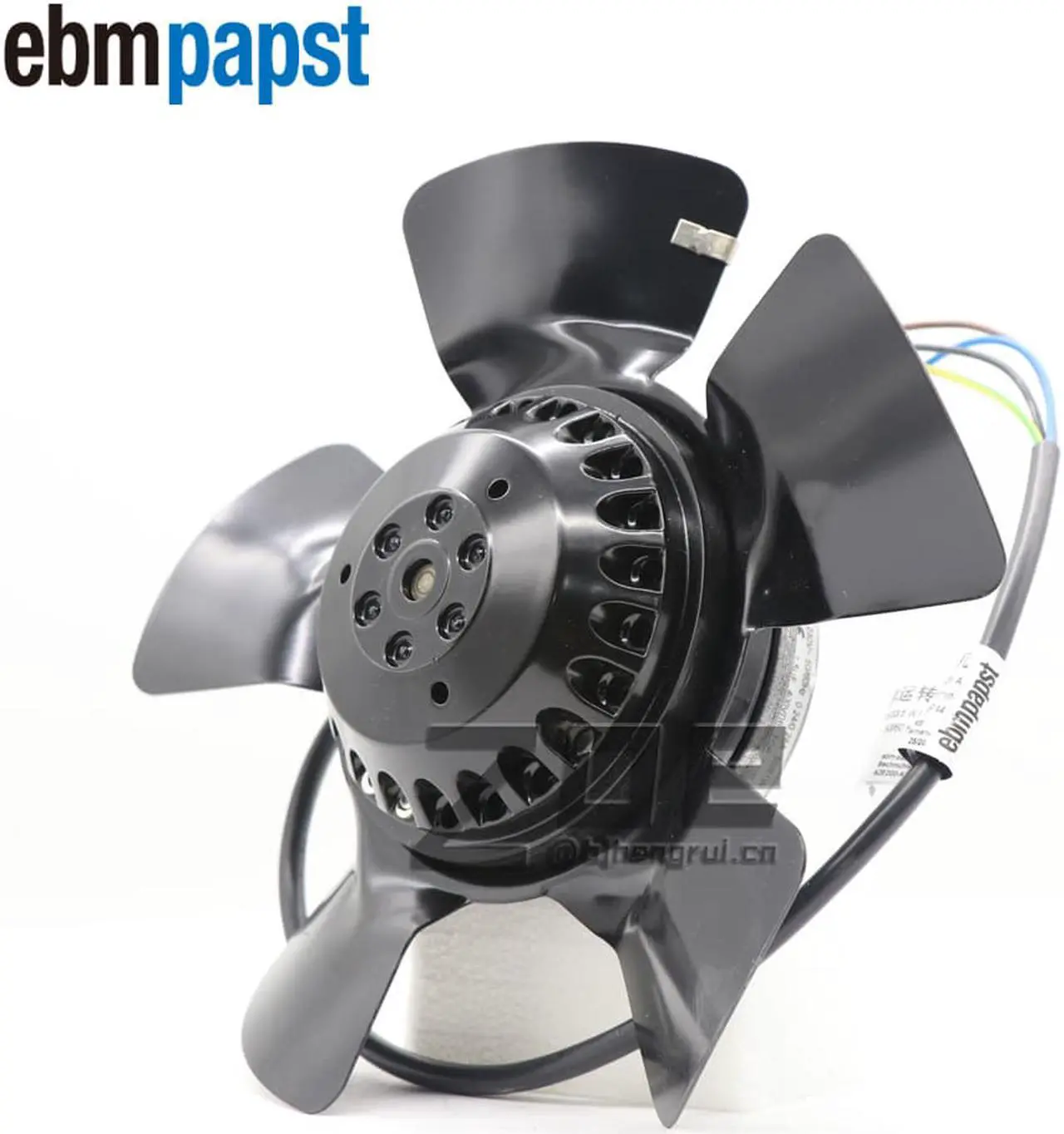 Alt view image 6 of 7 - Ebmpapst A2E200-AF02-01 AC Fan 230V 50W/61W 2740RPM/3120RPM 435.55CFM/488.52CFM Flange  Mount Industrial Cooling Fans