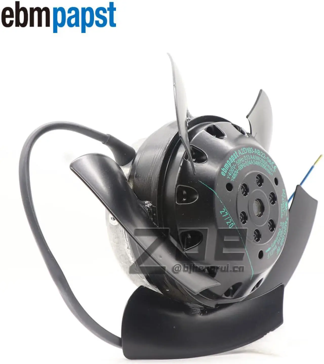 Alt view image 5 of 7 - Ebmpapst A2D160-AB22-06 400V/480V 2800/3350min-1 43/54W Straight Blades  Single-intake AC Axial Imppler Industrial Cooling Fans