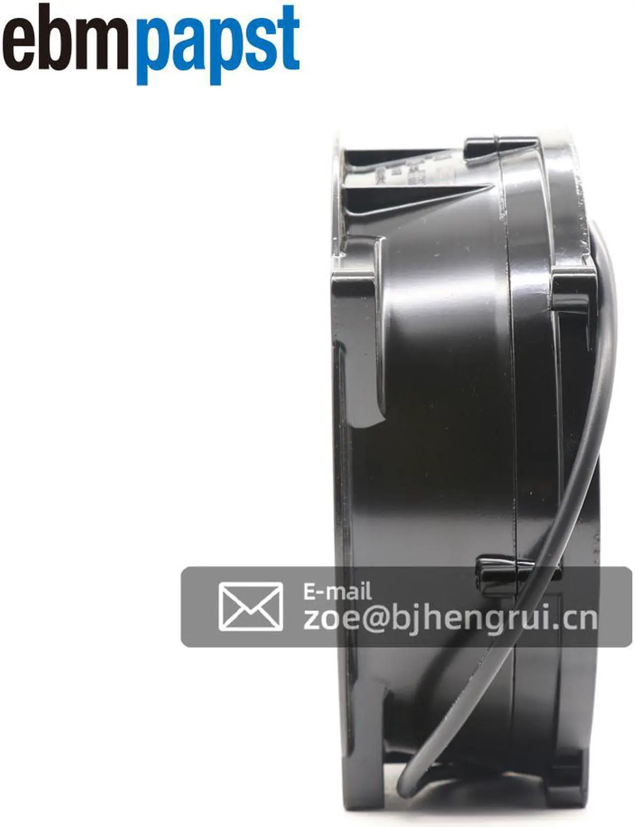 Alt view image 5 of 7 - Ebmpapst W1G180-AB47-01 EC Diagonal 48V DC 200x70mm Round 544.4CFM 100W 69dBA Wire Leads Compact Fan for Emerson Inverter