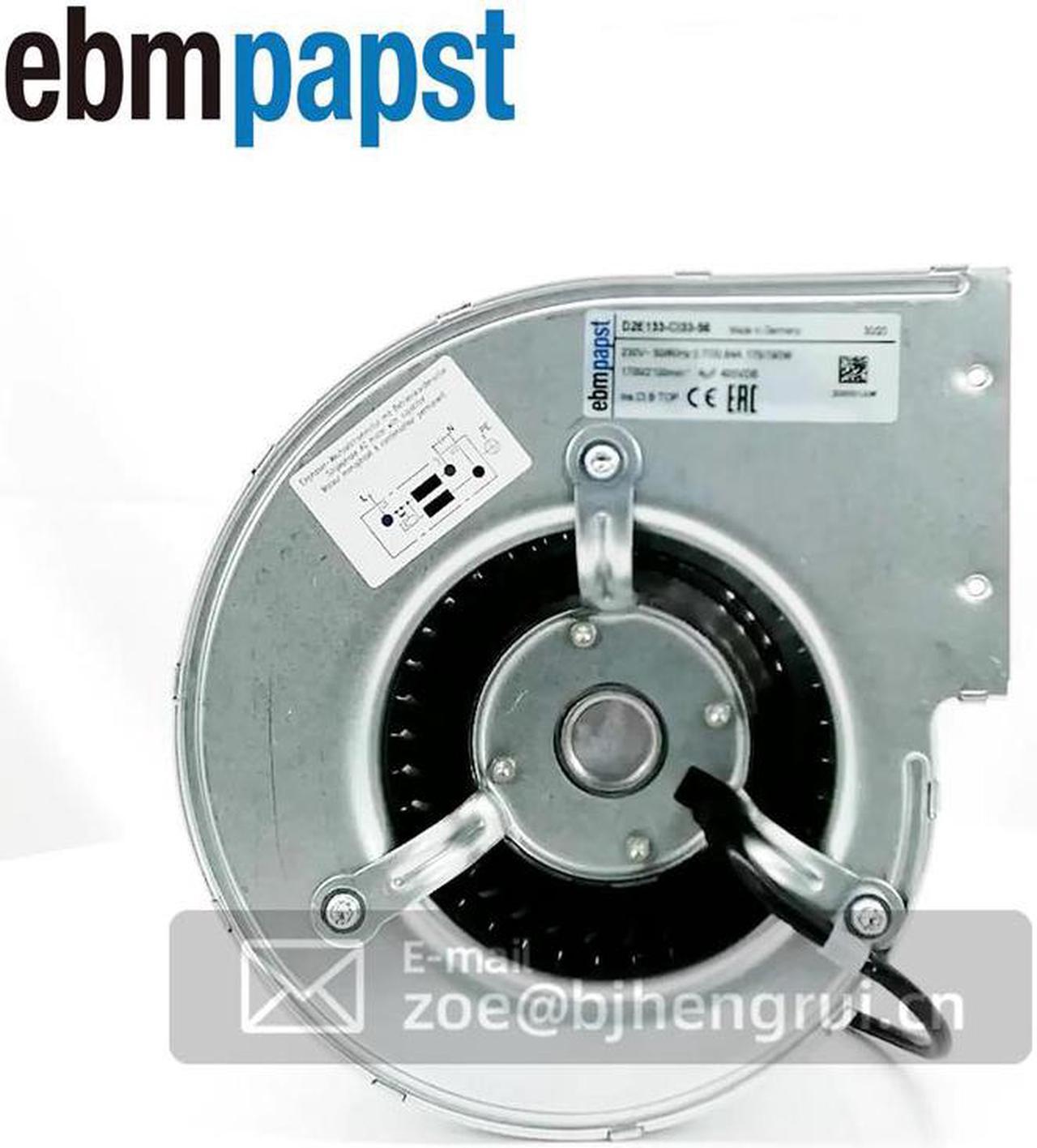 Alt view image 2 of 7 - Ebmpapst D2E133-CI33-56 230V 0.77/0.84A AC Centrifugal Fan Forward Curved Blower Dual-intake ABB Inverter Cooling Fans