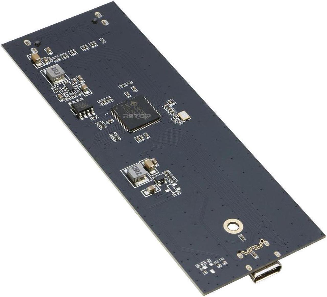 Alt view image 7 of 7 - RIITOP USB C 3.2 SSD Enclosure for Apple Flash SSDs 12+16 PIN MacBook Pro,MacBook Air, Mac Pro, iMac from 2013 to 2017 Portable Storage SSD Enclosure Compatible with M.2 Nvme SSD with Adapter