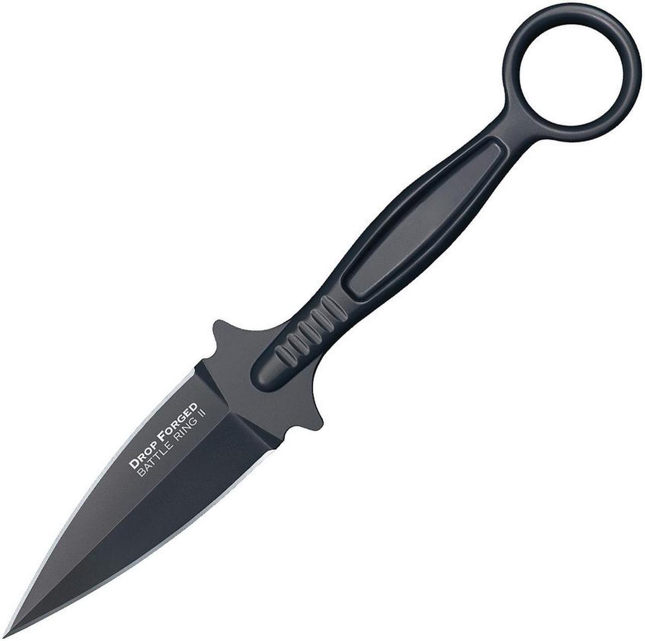 Alt view image 6 of 13 - Cold Steel Razor Sharp Drop Forged Battle Ring II Fixed Blade with Secure Sheath