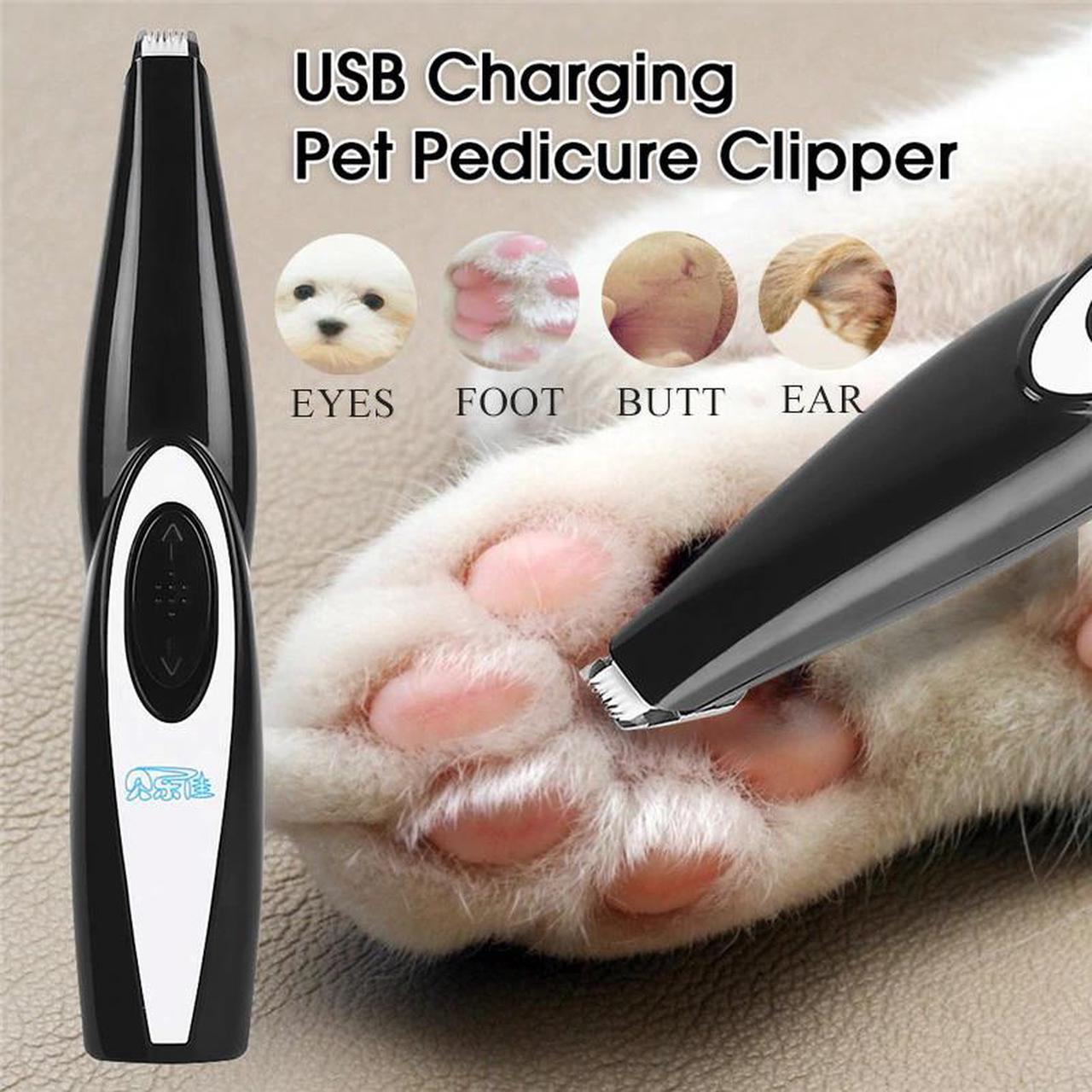 Clippers Professional Pet Foot Hair Trimmer  Growing Clipper USB Rechargeable Butt Ear Eyes Hair Cutter Remover Low-noise