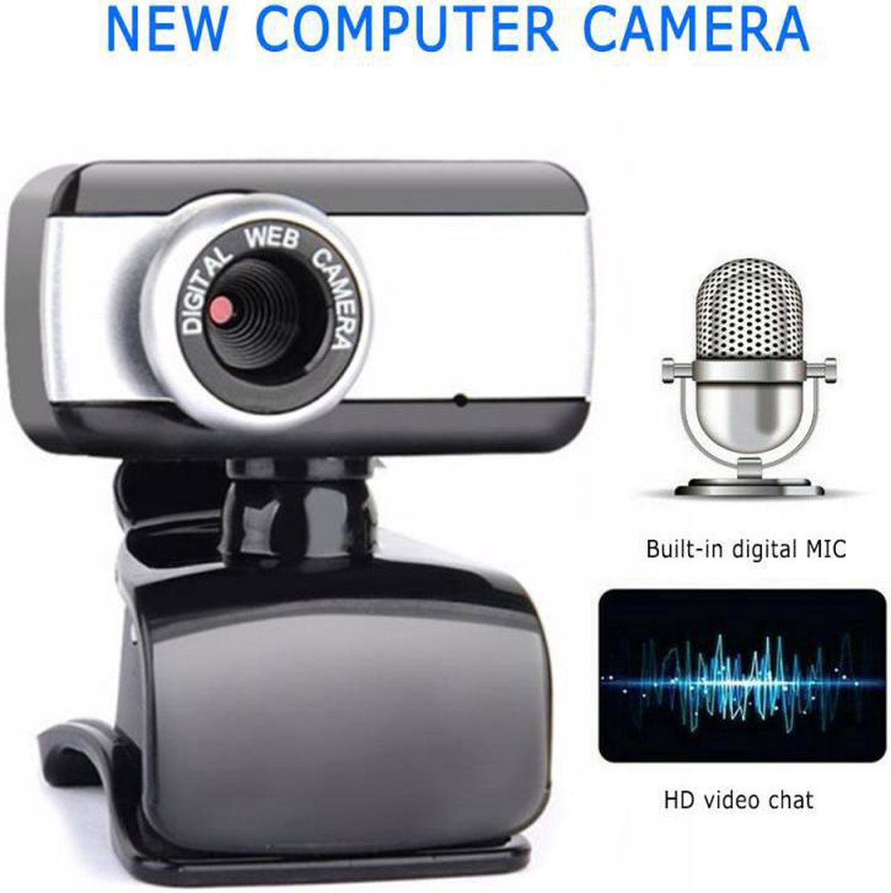 Main image of Computer Webcam Video  USB 2.0 Web Camera With Microphone Laptop Desktop PC Computer Web Camera Mic Online Teaching Class
