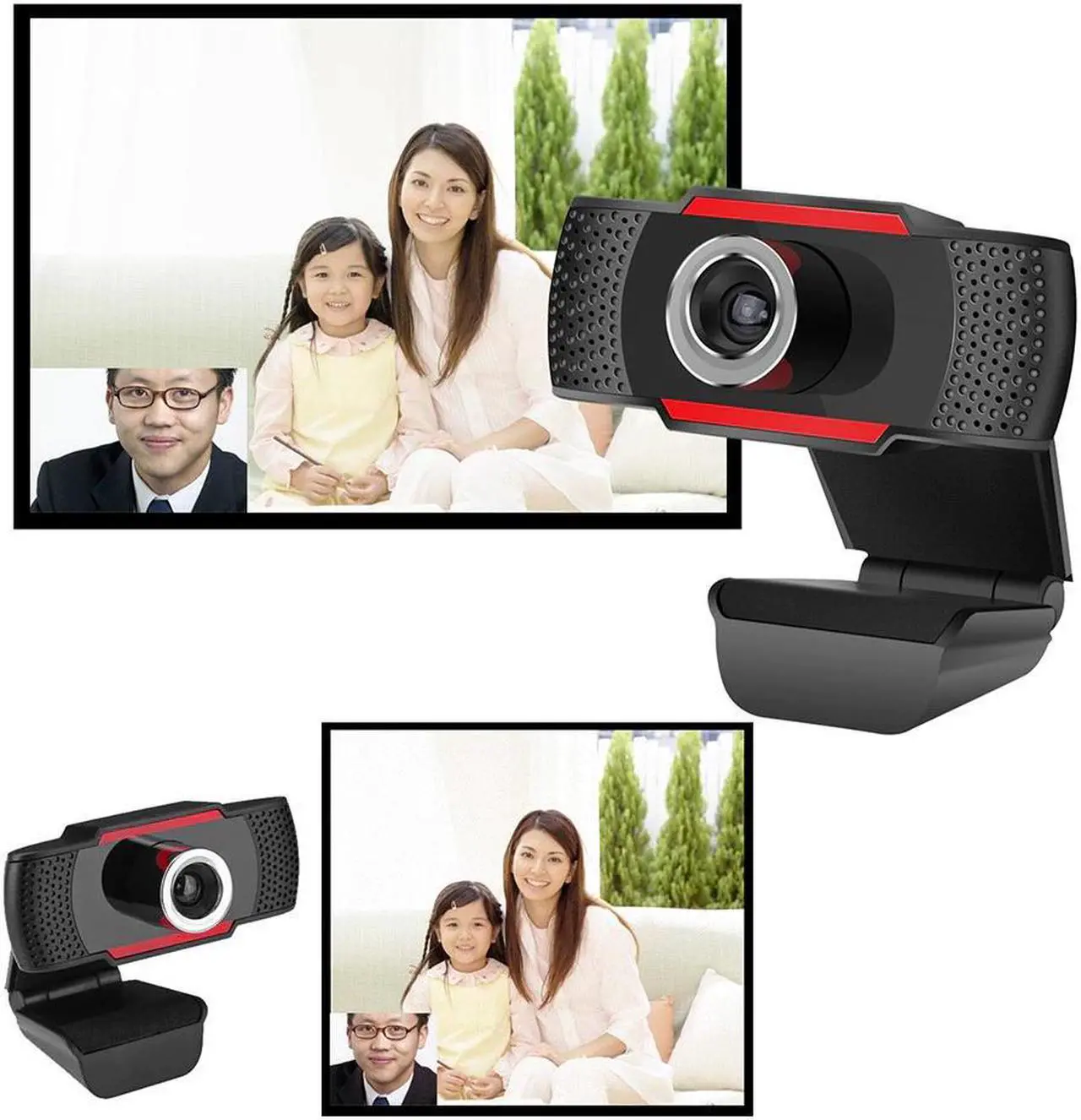 Alt view image 3 of 5 - Cam With Mic For Computer PC 2.0 HD cam 1080p USB Camera Video For OS Windows10/8 cam 720P HD cam USB Desktop Hot