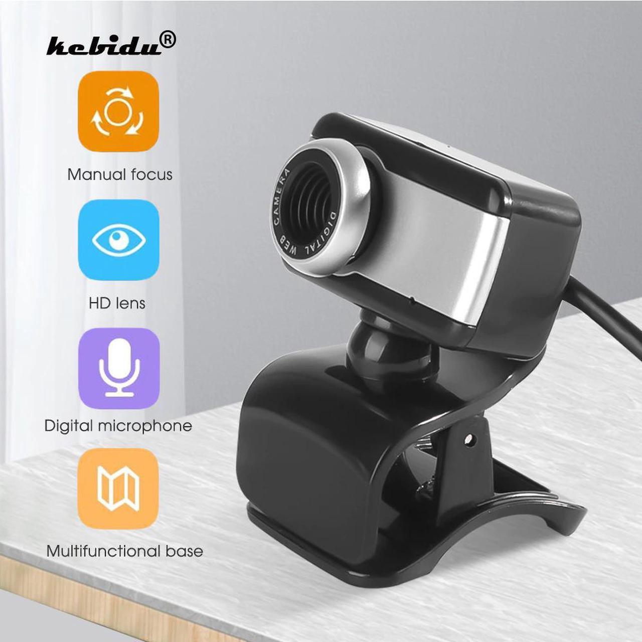 50.0 Mega Pixel USB 2.0 Camera Webcam with Clip HD Web cam With Mic Microphone for PC Computer Laptop Desktop