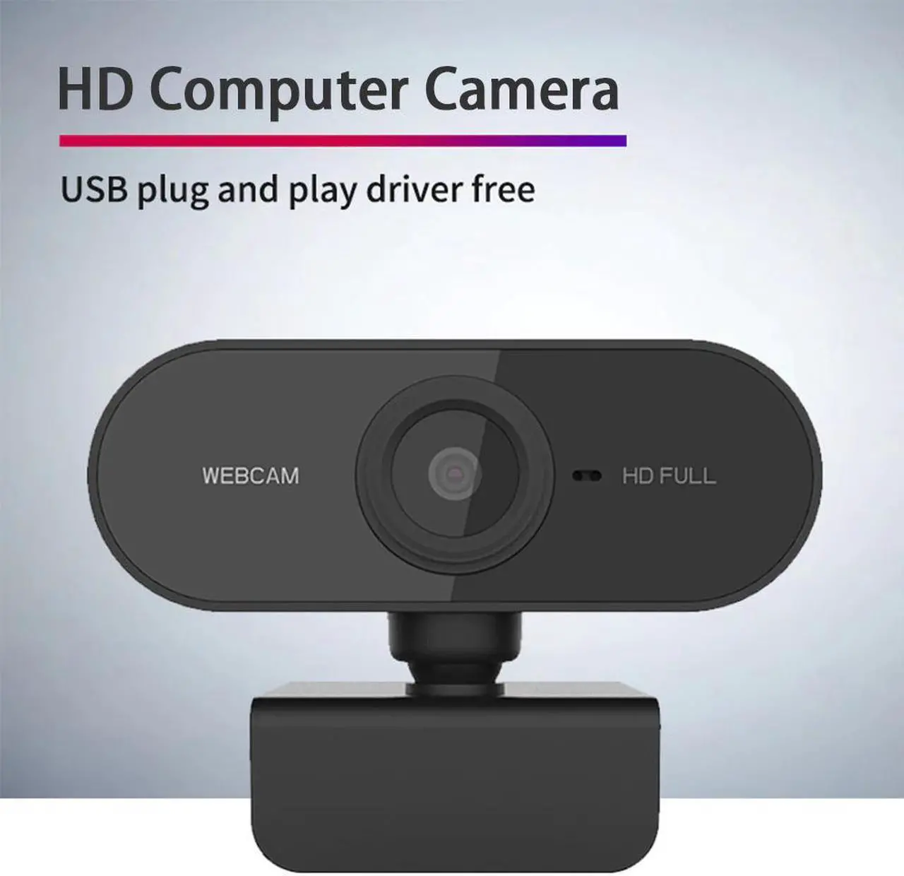 Alt view image 2 of 5 - Webcam 1080p Web Camera USB PC Computer Webcam with Microphone Auto Focus Full  Camera Video Webcam for PC Laptop Desktop