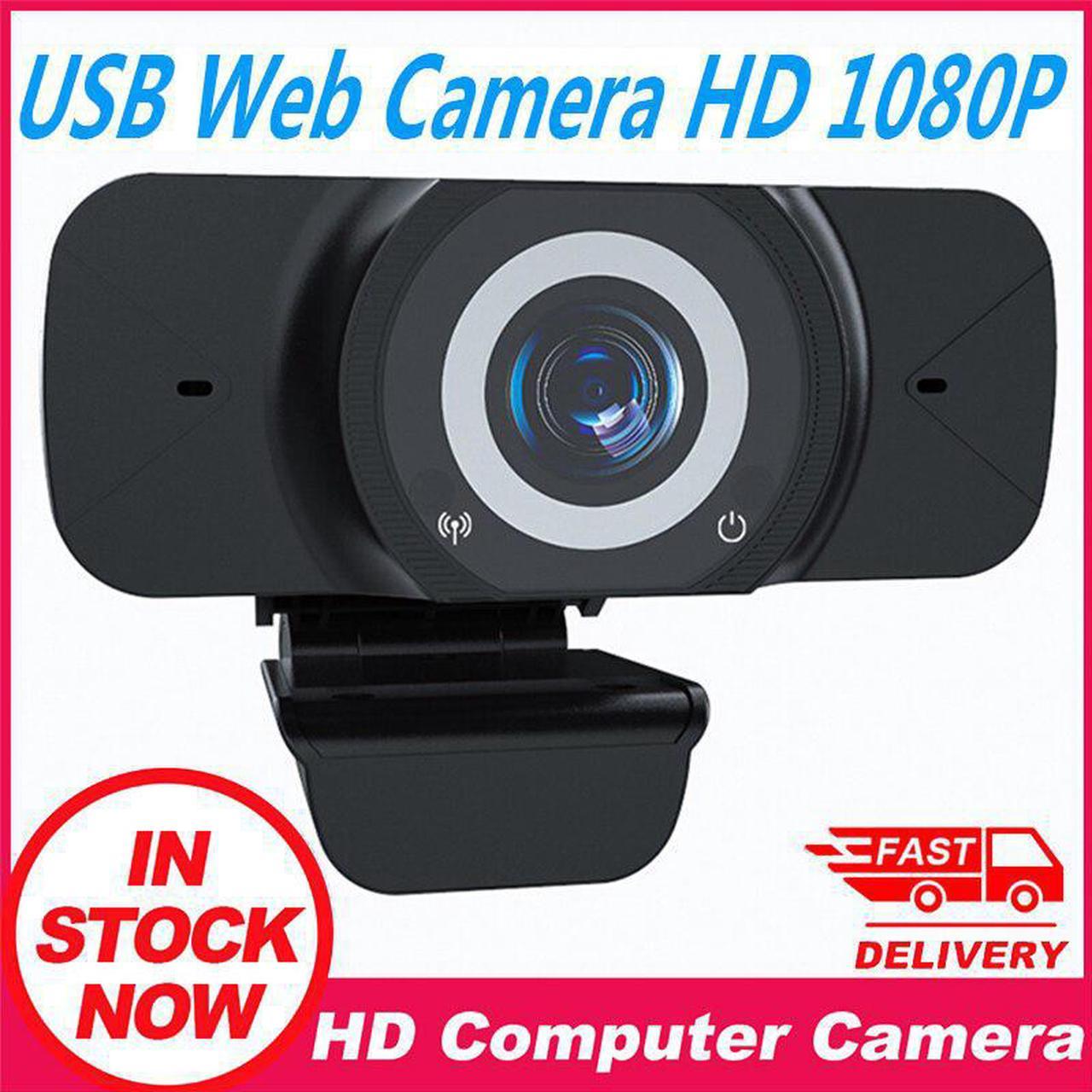 1080P PC Web Camera USB Webcam With Microphone Sound-absorbing Microphone Video Conference Live Broadcast For Computer Camera