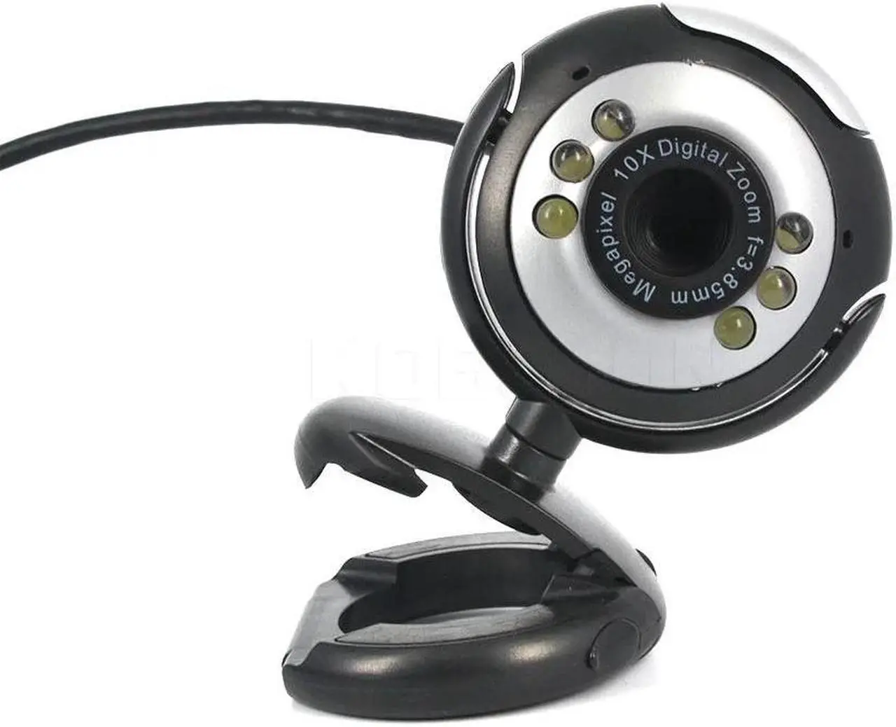 Alt view image 2 of 5 - High Quality 30.0 Mega Pixel Web Cam With 6 LED HD Webcam Camera Built-in MIC Microphone For PC