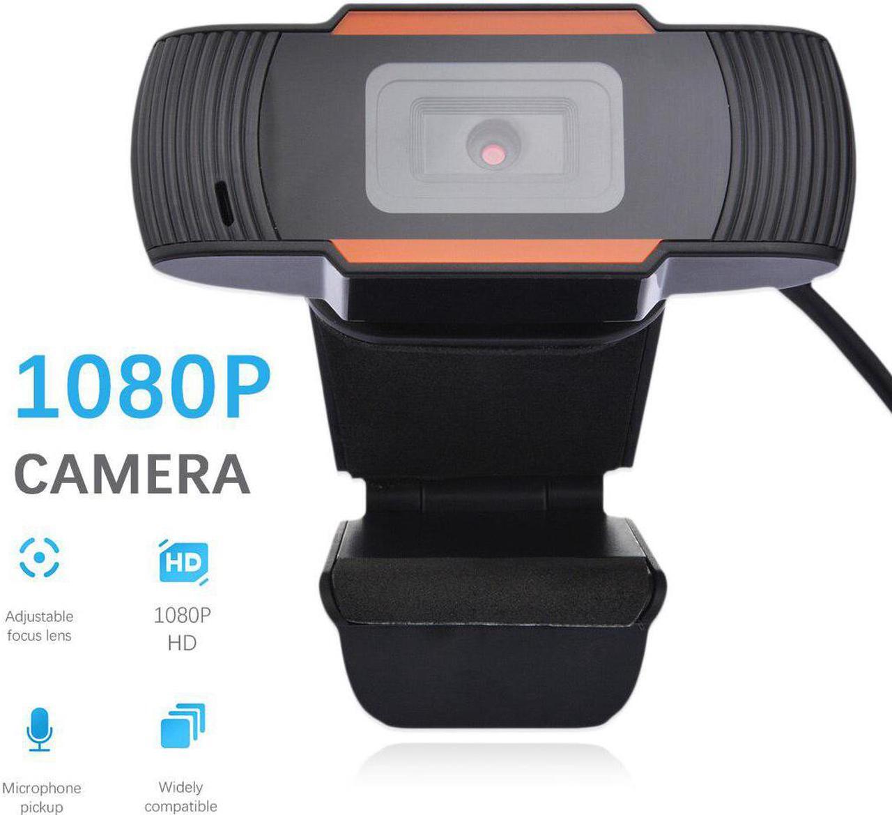 Webcam 1080p USB Camera 110 degrees rotatable 2.0  Video Recording Web Camera with Microphone For PC Computer