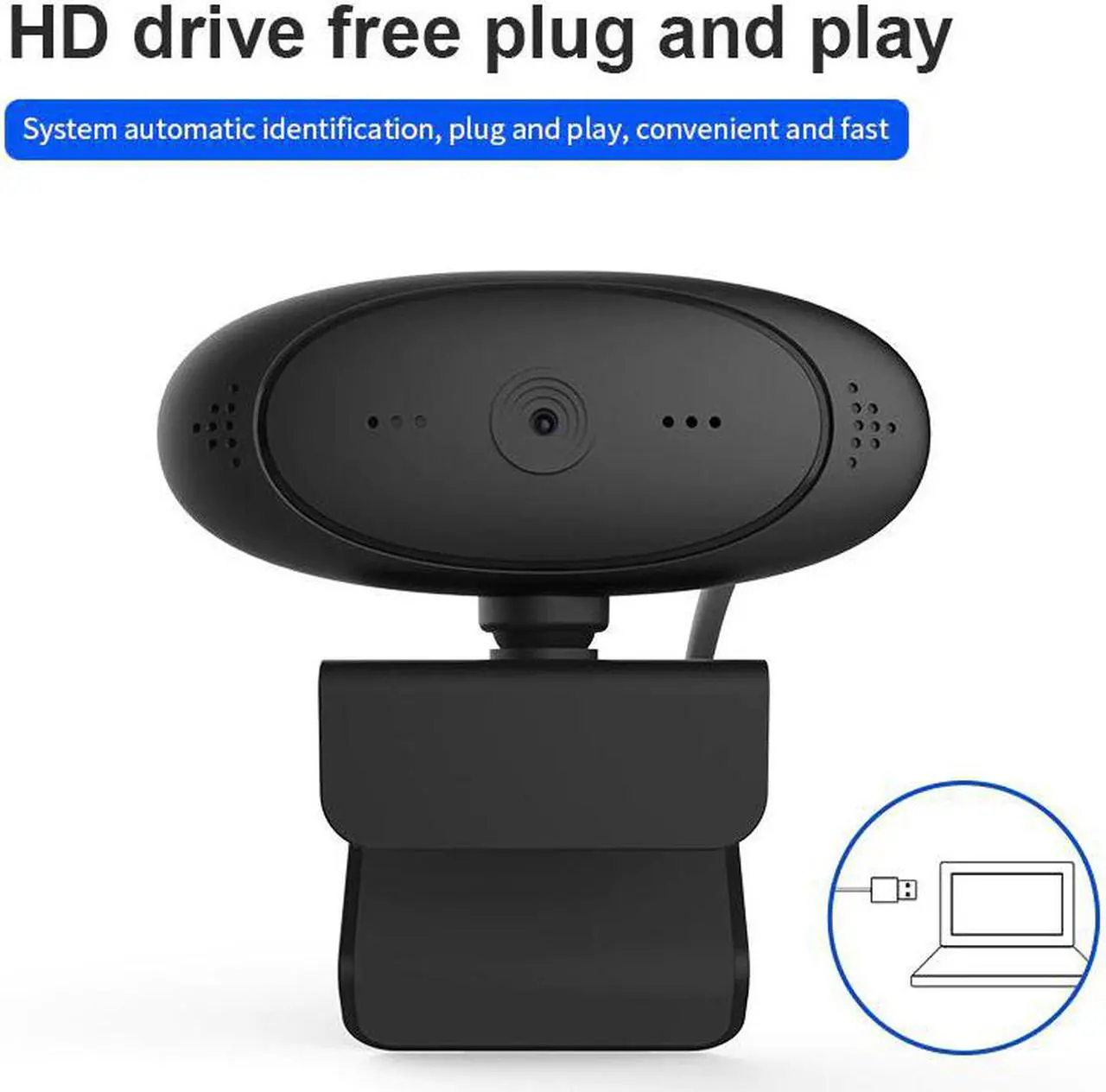 Alt view image 2 of 5 - Webcam 1080P Web Cam Auto Focus Full HD USB Web Camera with Microphone for Youtube Video Calling  Computer PC Laptop