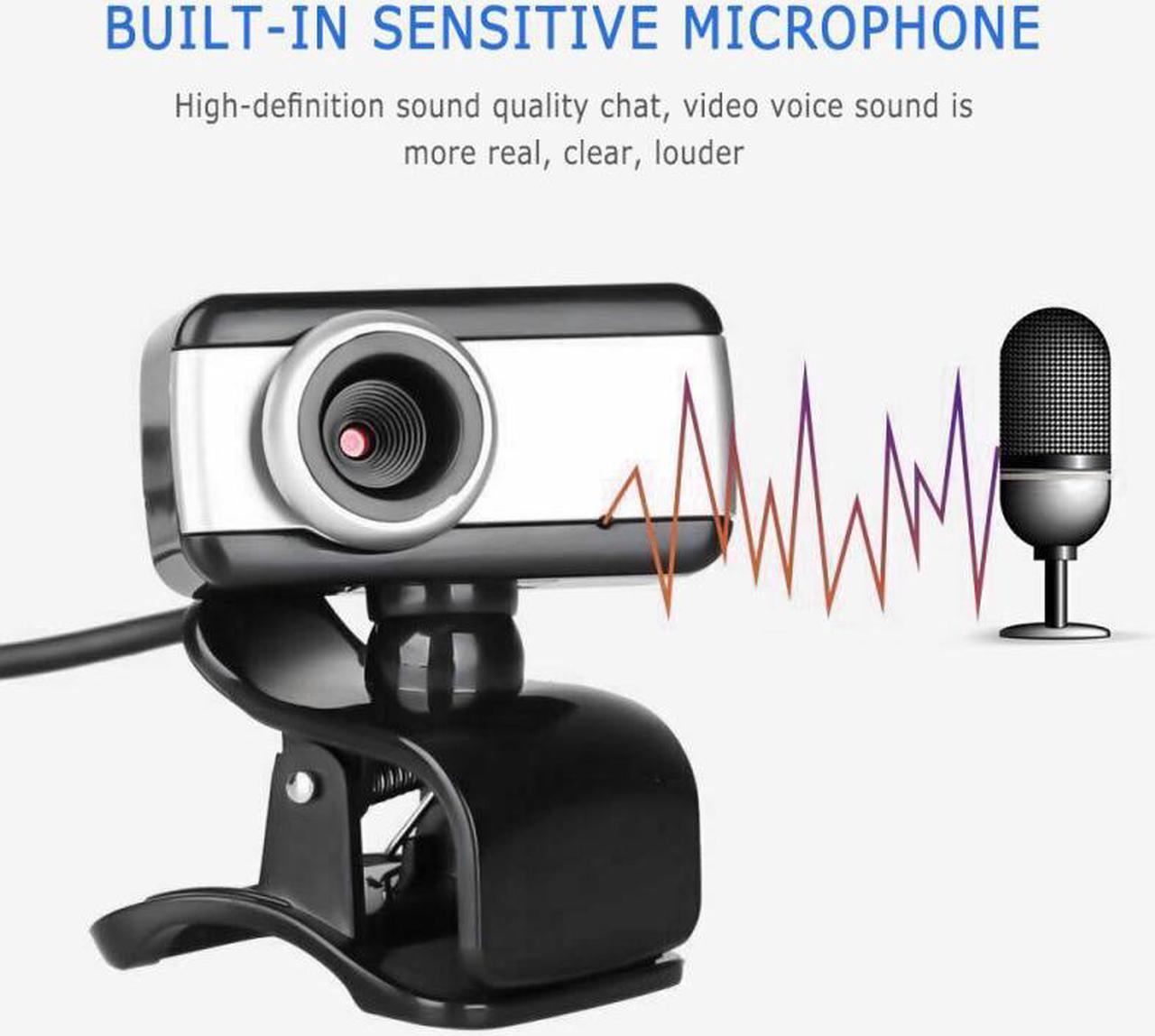 Alt view image 3 of 5 - 30FPS USB 2.0 HD Webcam Camera Web Cam With Mic For Computer PC Laptop Desktop For Youtube Live Teleworking Video Conference