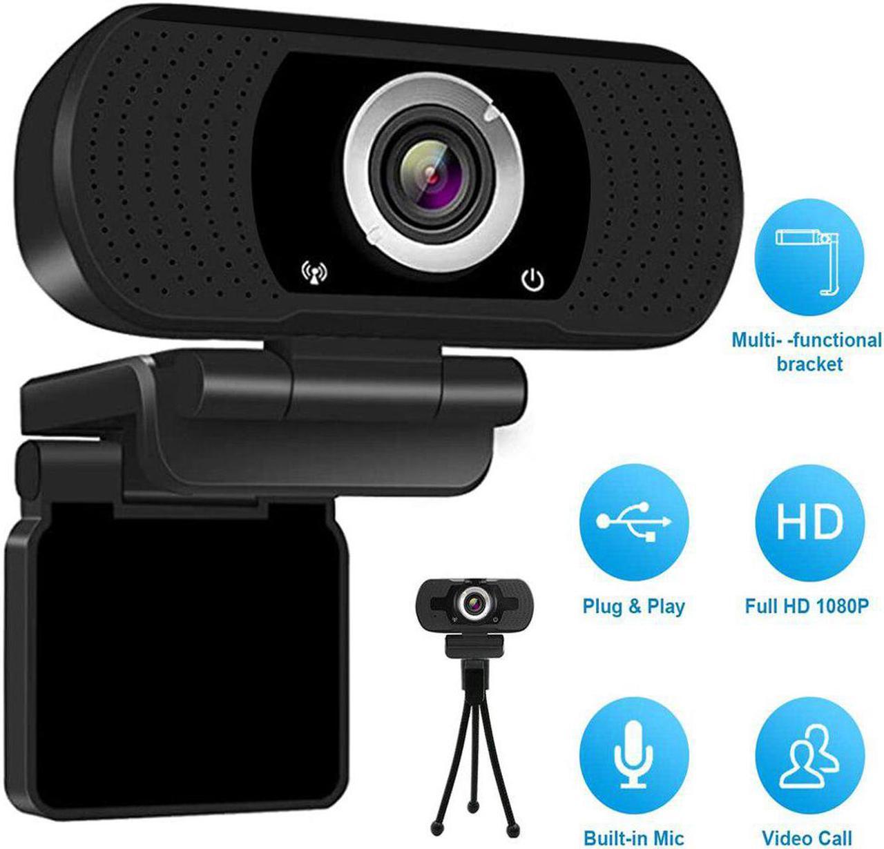 1080P HD Webcam USB Web Camera Built-in Microphone Video Call manual focus Web Cam for Desktop Computer Desktop PC Laptop