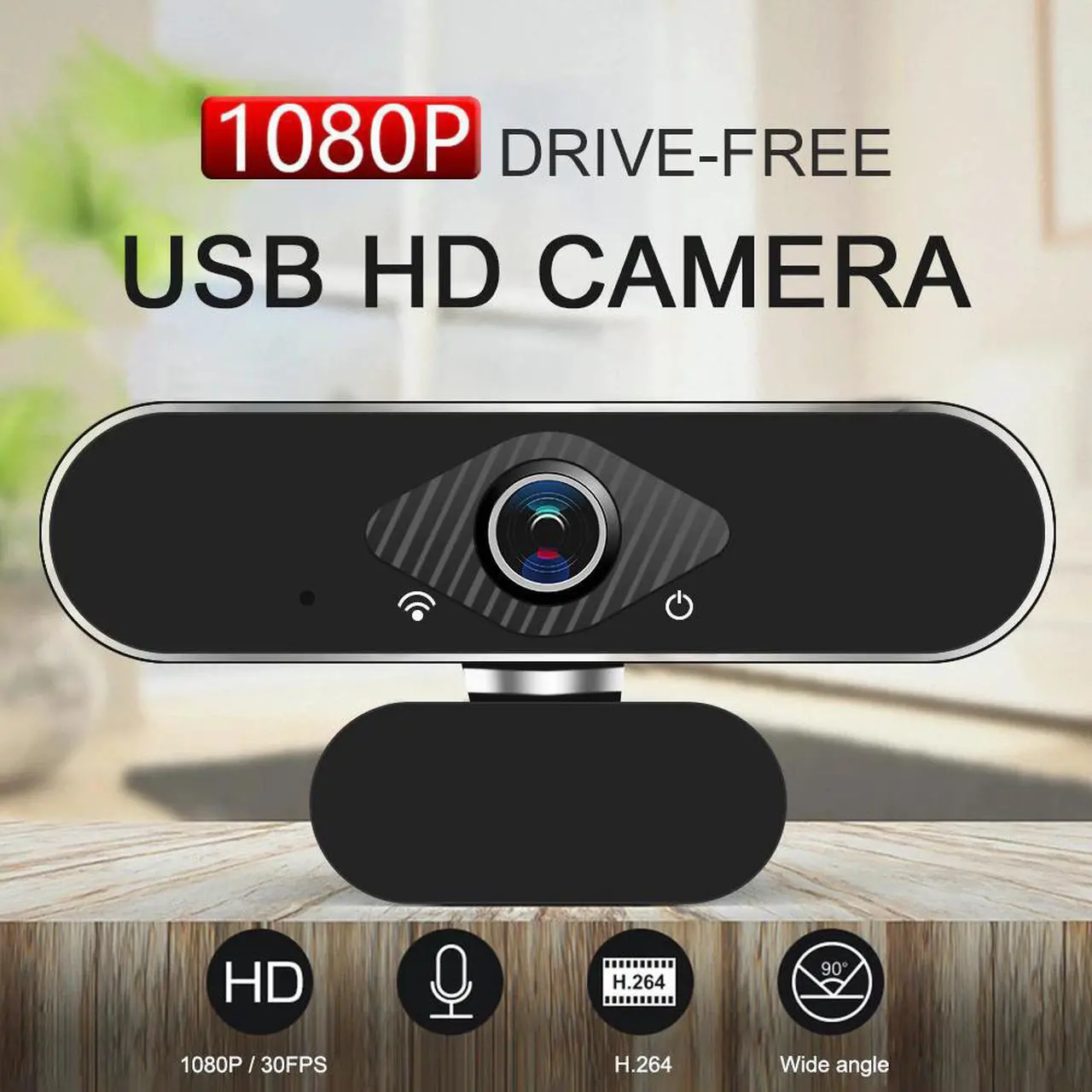 Main image of Webcam 1080P webcam 4k Video Conference Web Camera USB web camera with microphone Computer Camera for Laptop and Desktop