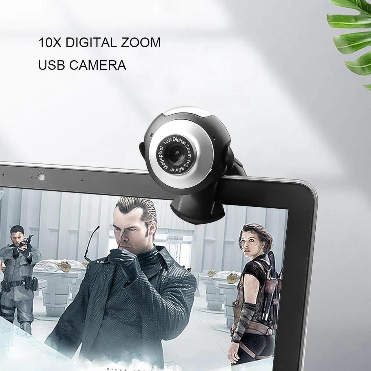 Alt view image 4 of 5 - High Quality 30.0 Mega Pixel Web Cam With 6 LED HD Webcam Camera Built-in MIC Microphone For PC