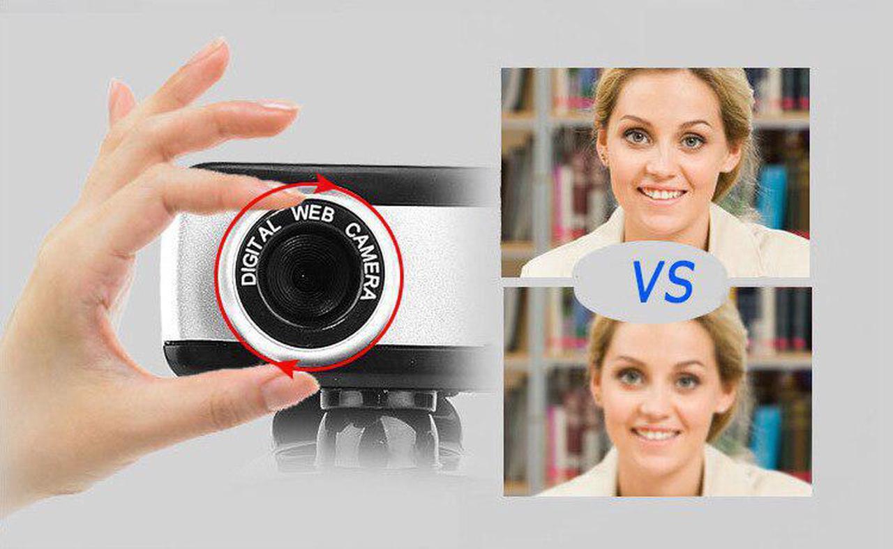 Alt view image 5 of 5 - 30FPS USB 2.0 HD Webcam Camera Web Cam With Mic For Computer PC Laptop Desktop For Youtube Live Teleworking Video Conference