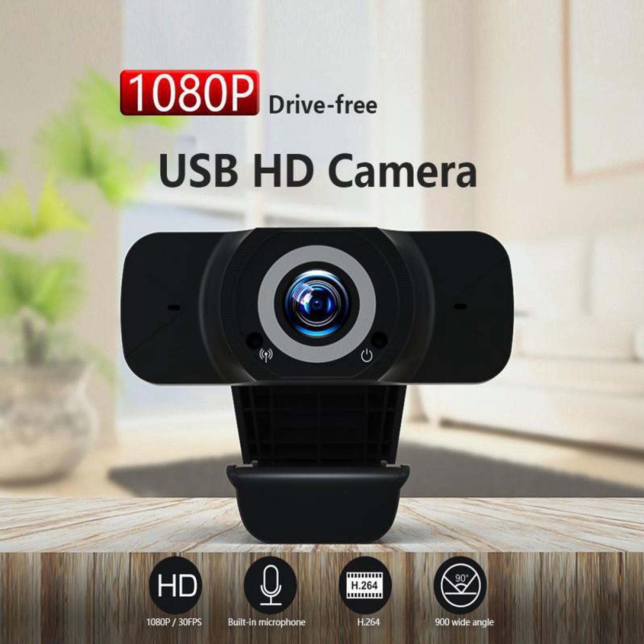 1920 * 1080 2MP 30 FPS HD Web Camera With Microphone USB 1080P Webcams Computer Camer For Skype Video Calling Online Teaching