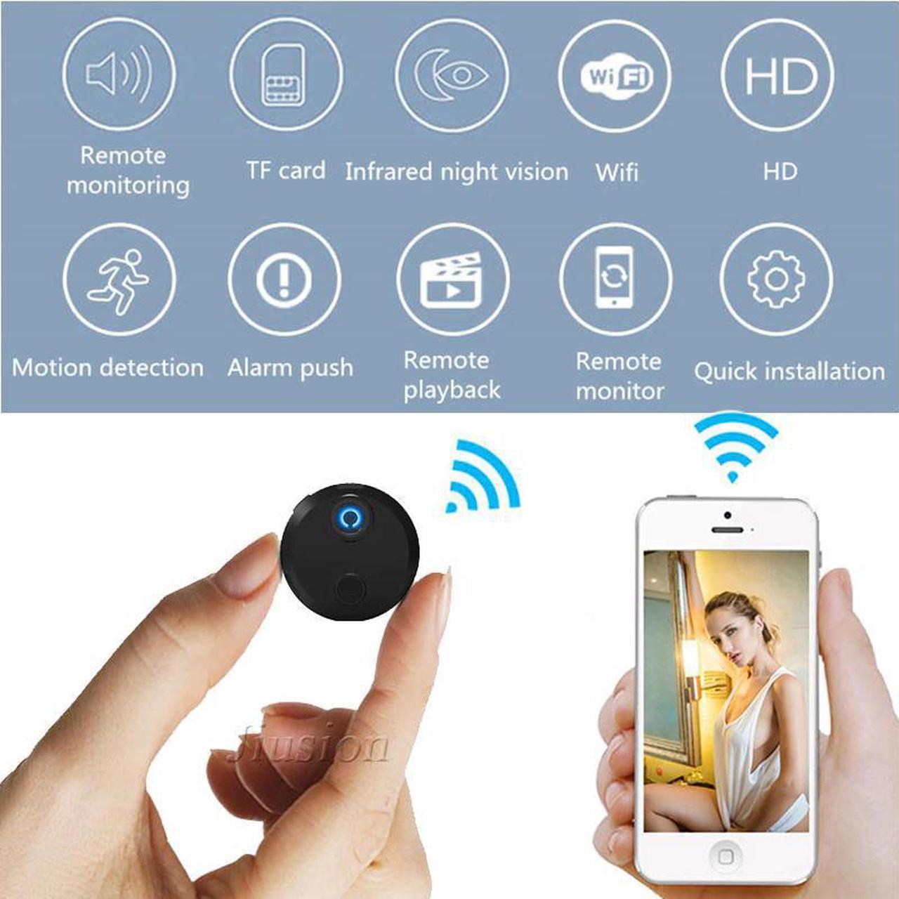 Mini Wifi Sport Camera Full HD 1080P IP Micro Cam Night Vision Digital DV DVR Video Motion Sensor Small Body Camcorder