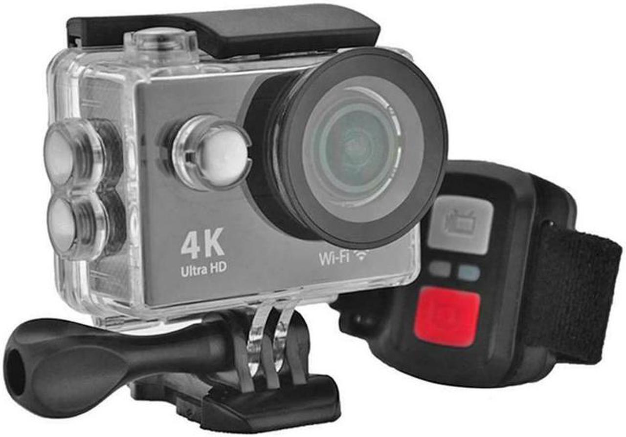 Hot-H9R Wifi Camera 1080P Ultra 4K Sport Action Waterproof Travel Camcorder Black