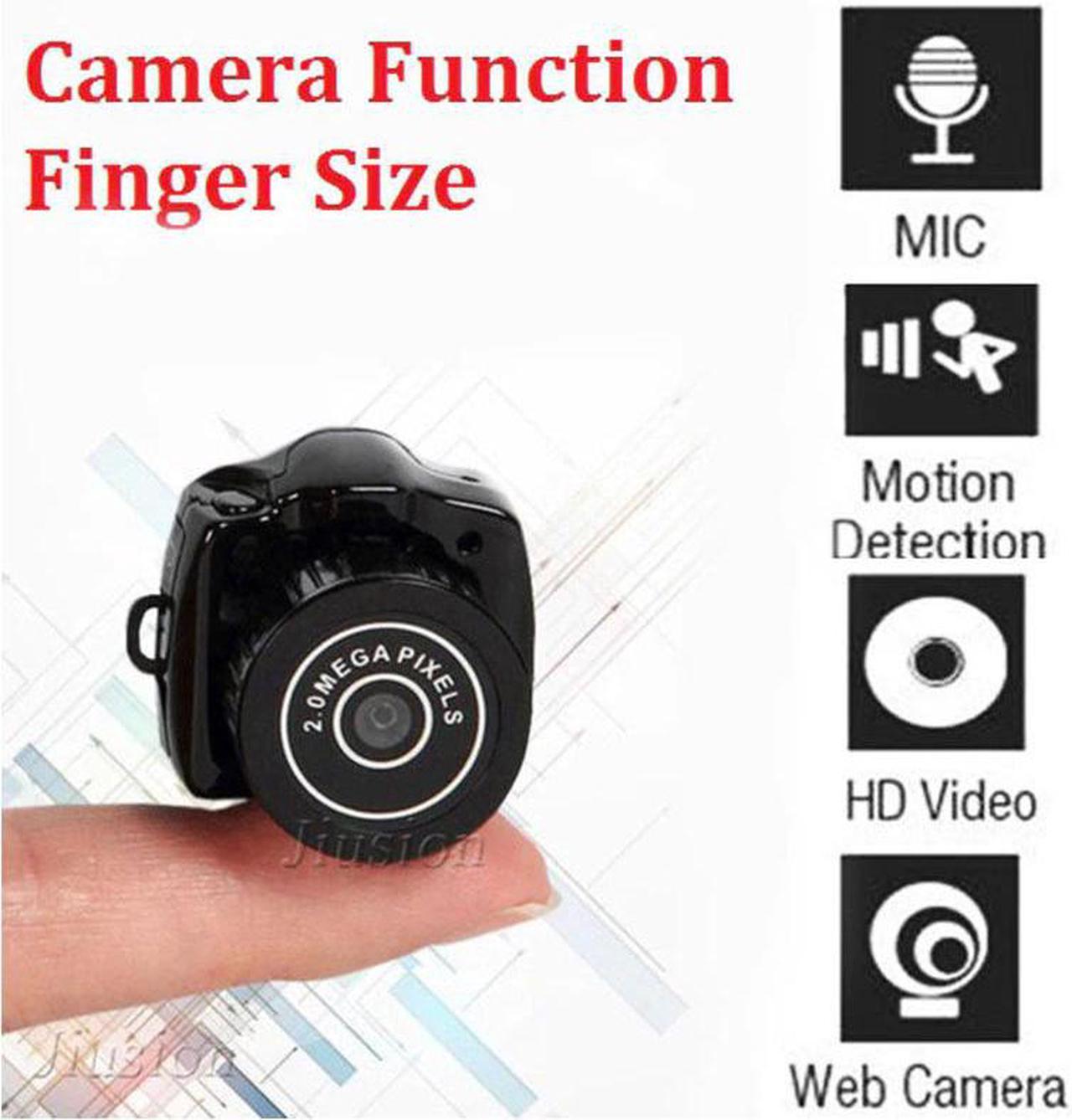 Y2000 Digital Mini Action Camera Video Audio DVR Small Camcorder Webcam Portable Car Pocket Micro Cam With Key Chain