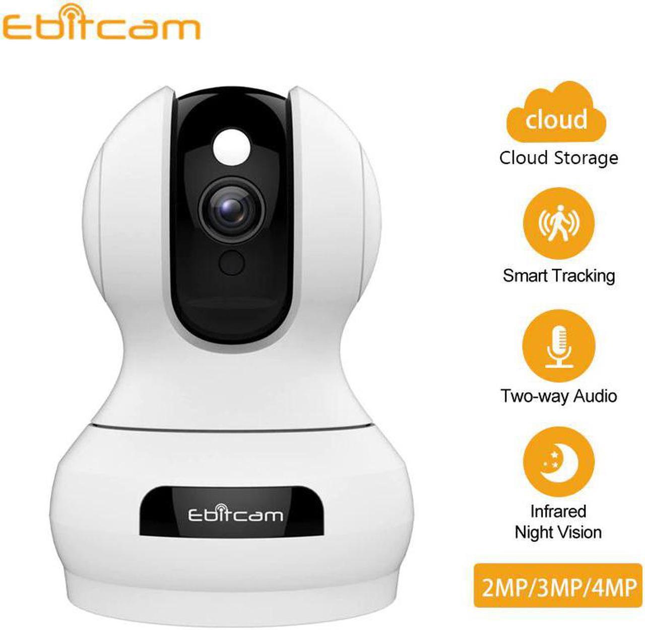 1080P 2k Security Surveillance PTZ 360 IP Camera System Night Vision Action Motion Detect 2 way Audio WiFi Monitor Indoor Webcam