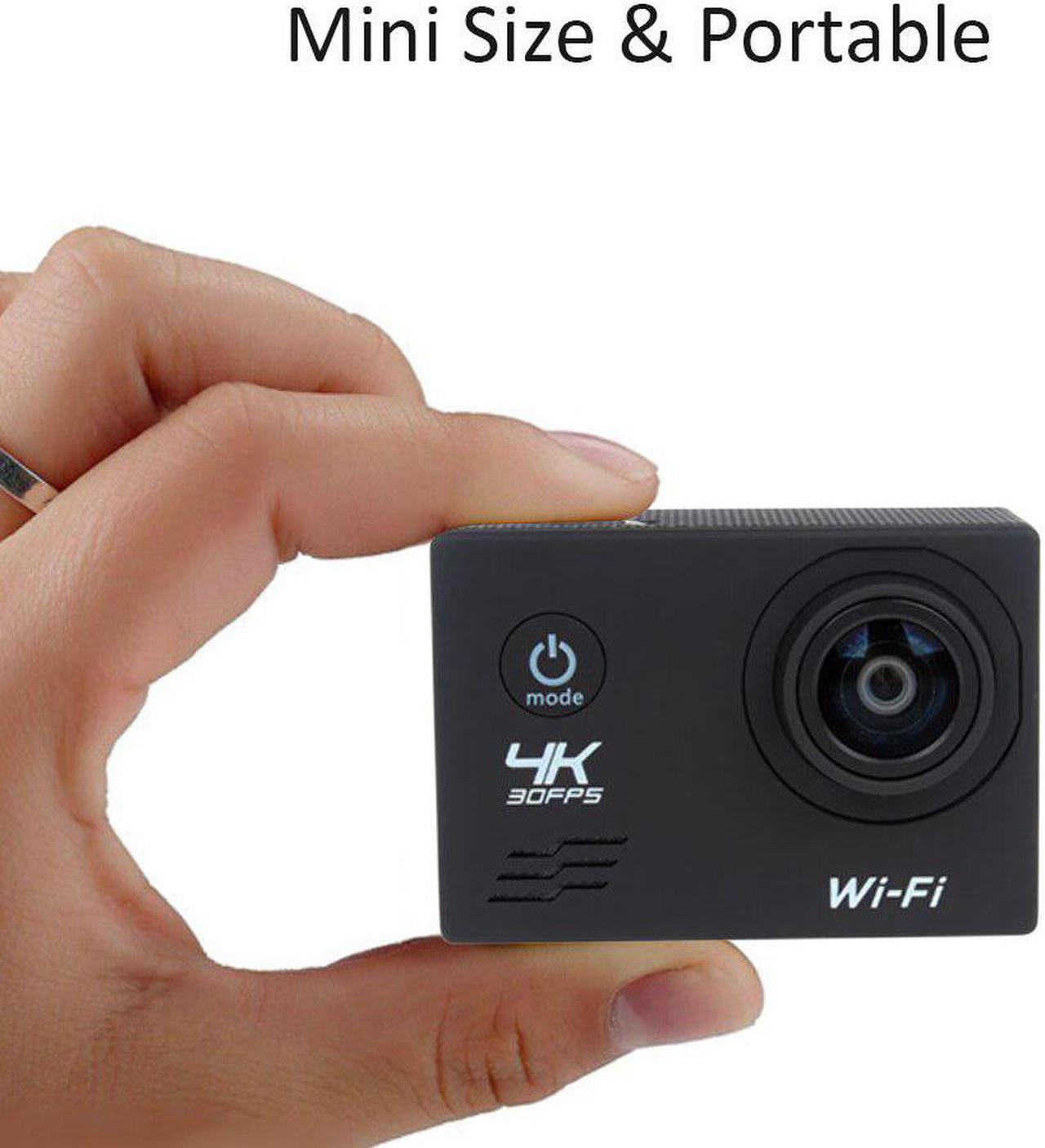 LCD Screen 4K High Definition micro Sport Video Camera with WIFI Function Scouting Waterproof Design Cycling mini cam