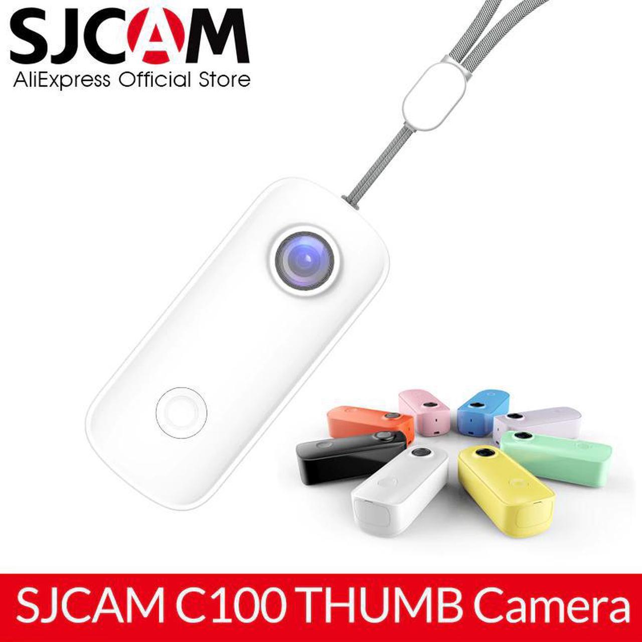 C100 Mini Thumb Camera 1080P 30FPS H.265 12MP NTK96672 2.4GHz WiFi 30M Waterproof Action Sports DV Camera Webcam