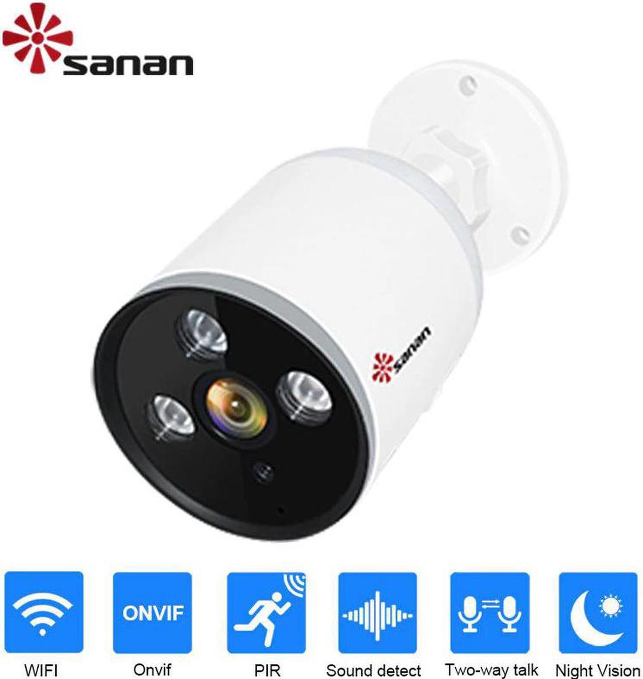 1080P WIFI Camera Outdoor/ Indoor Full Color Night Vision Security CCTV IP Camera Onvif YCC365 Action Sound detection Cam